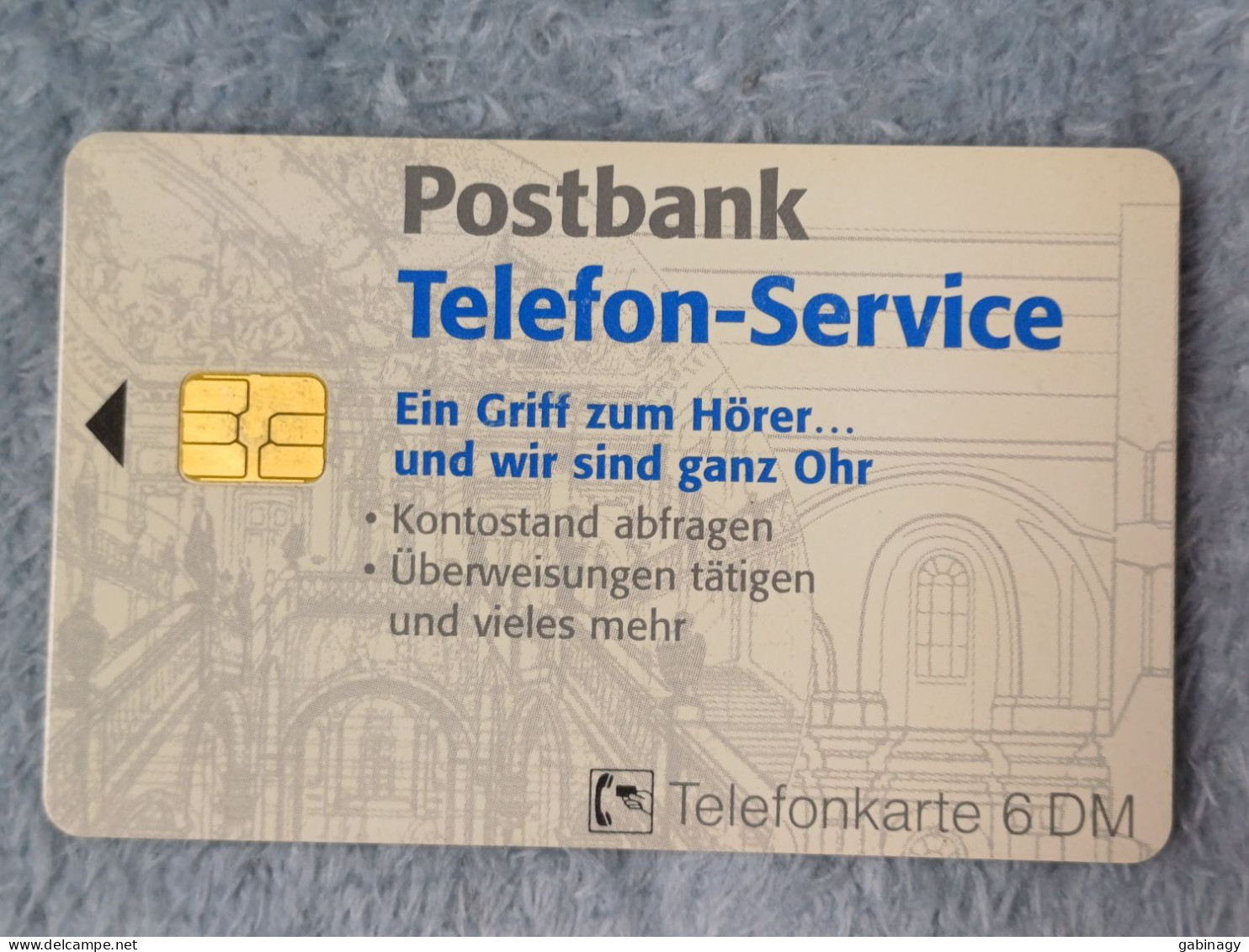 GERMANY-1132 - O 2889 - Postbank – Telefon-Service (Geldschein-Gesichter) - 26.000ex. - O-Series : Series Clientes Excluidos Servicio De Colección