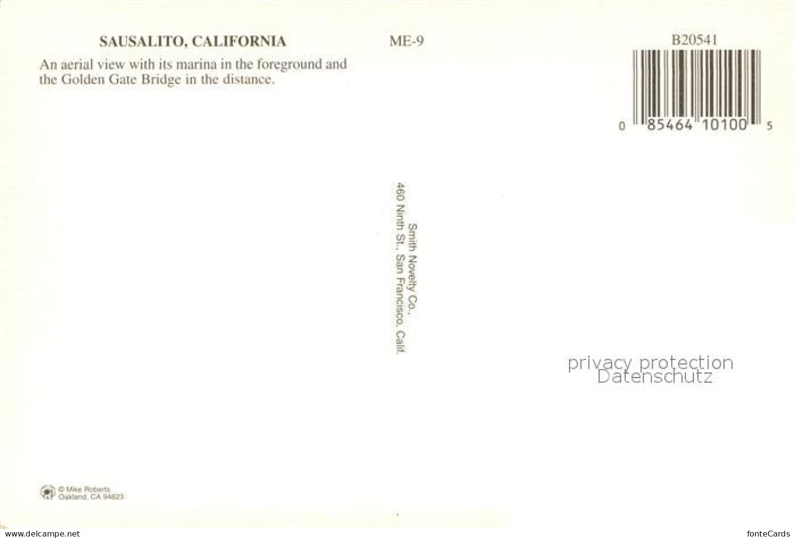 73745490 Sausalito_California Fliegeraufnahme Marina Golden-Gate-Bridge - Other & Unclassified