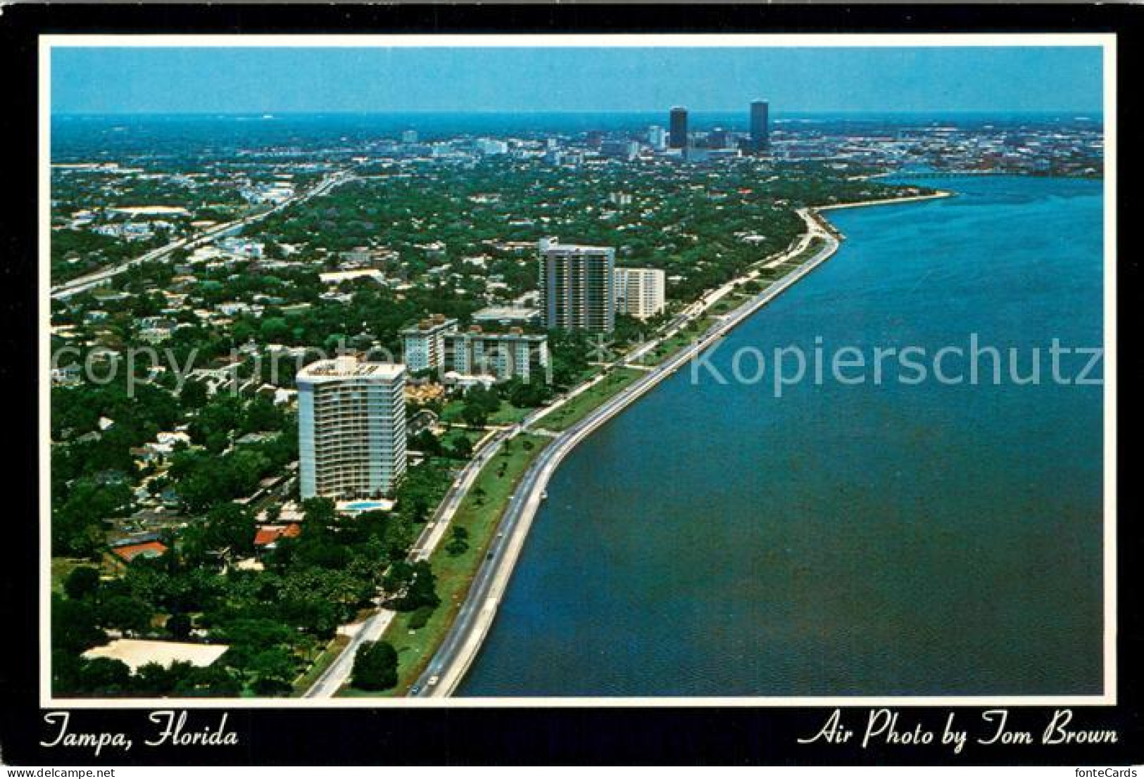 73745468 Tampa_Florida Fliegeraufnahme Panorama Bay Shore - Autres & Non Classés