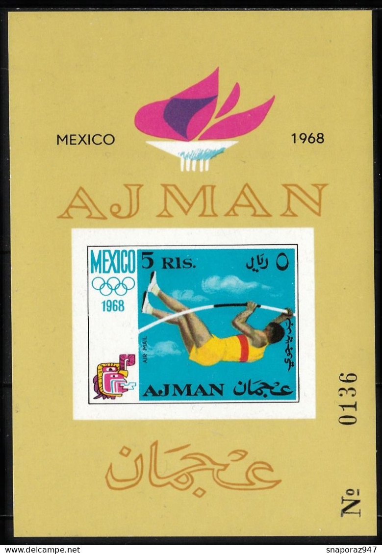 1968 Ajman "Mexico 68" Olyimpic Games Set MNH** Tr160 - Estate 1968: Messico