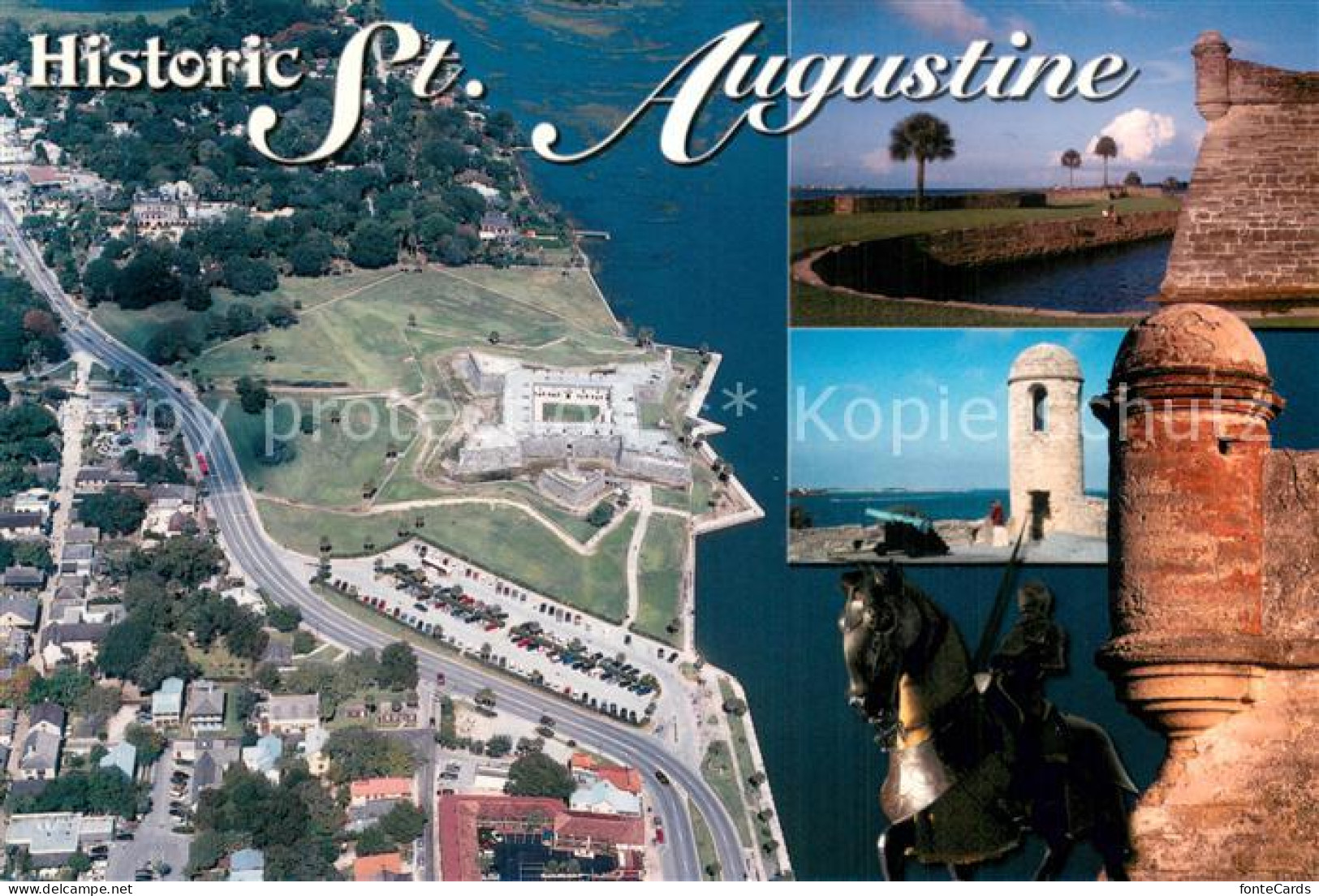 73745441 St_Augustine_Florida Castillo De San Marcos Matanzas Bay Aerial View - Altri & Non Classificati