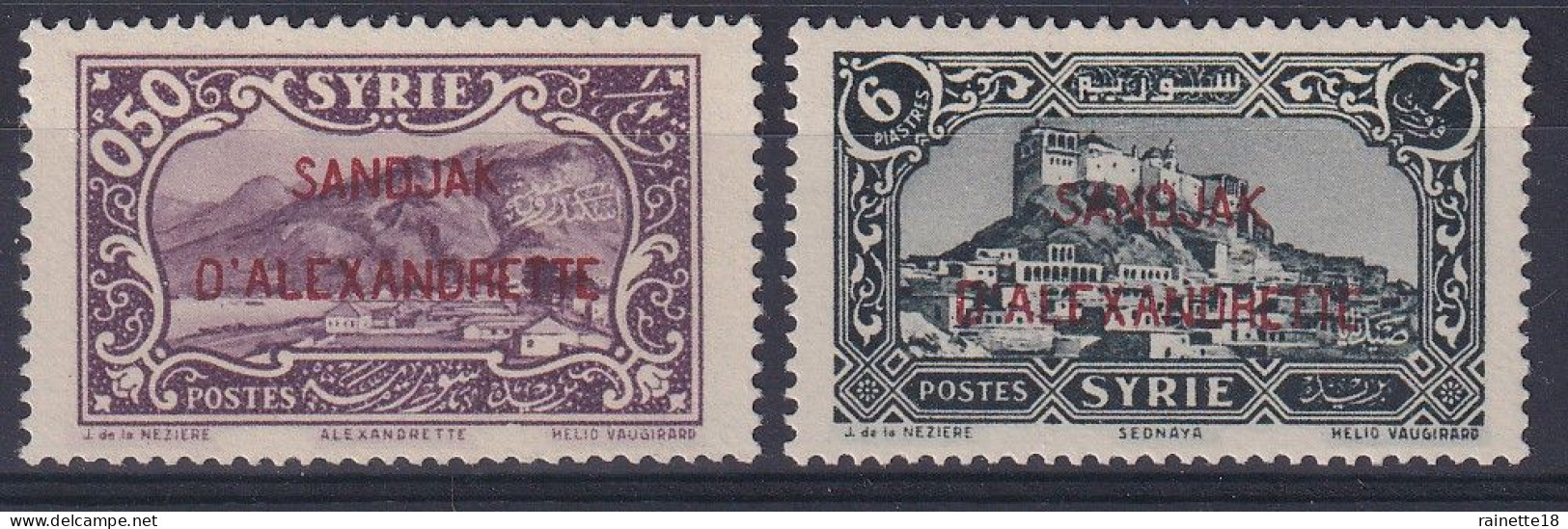 Alexandrette      3* Et 10* - Unused Stamps