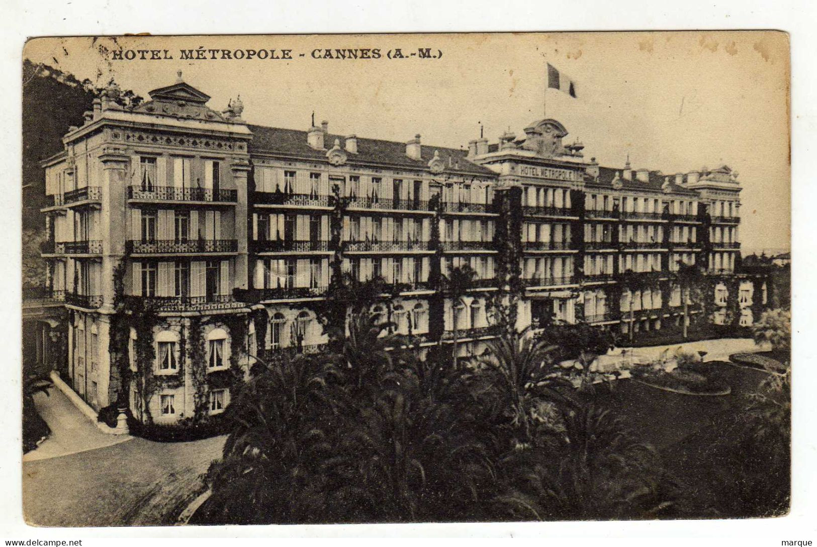 Cpa CANNES Hôtel Métropole - Cannes