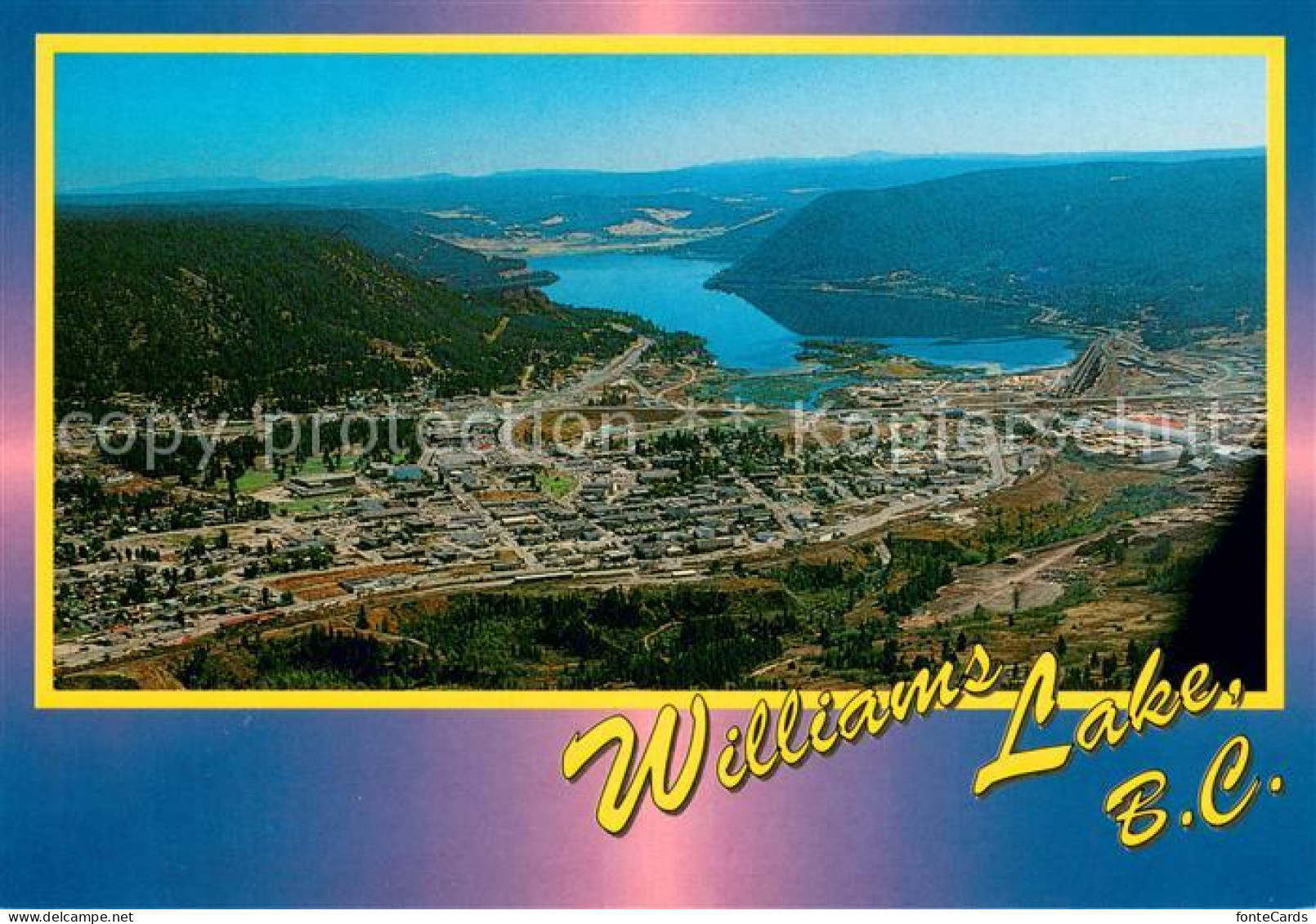 73745184 Williams Lake Canada Aerial View  - Ohne Zuordnung