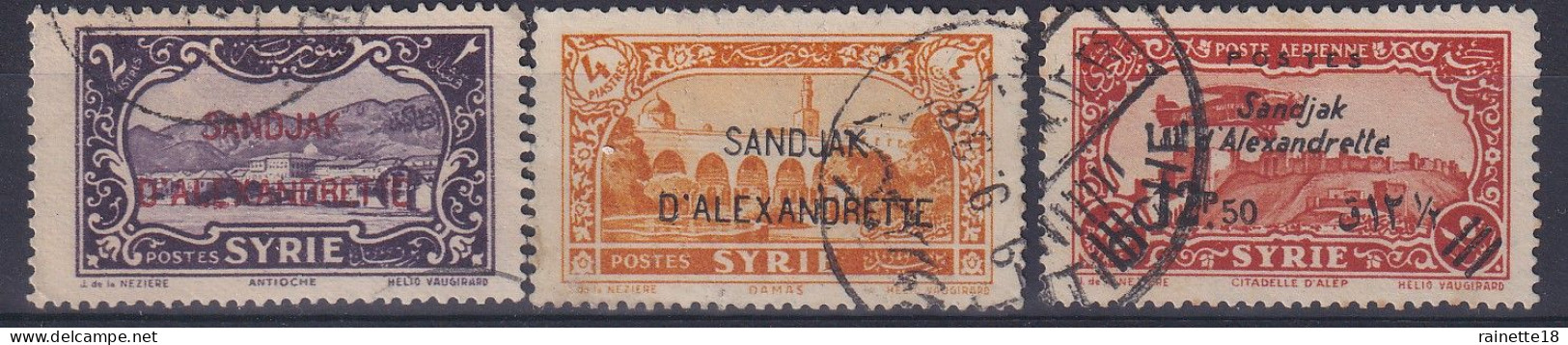 Alexandrette      6 - 9 - 12 Oblitérés - Used Stamps
