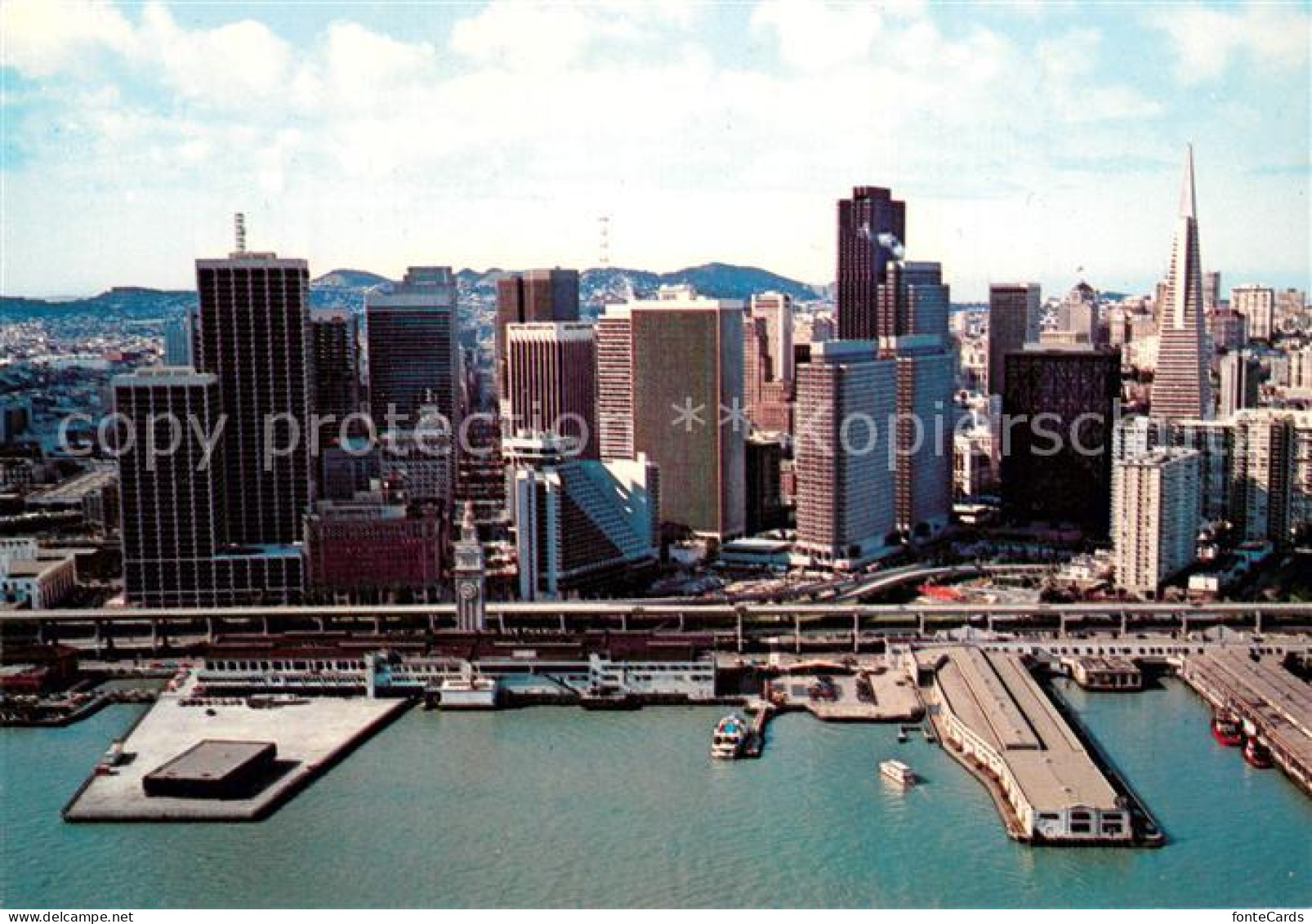 73745166 San_Francisco_California Aerial View Embarcadero Center And Waterfront - Other & Unclassified