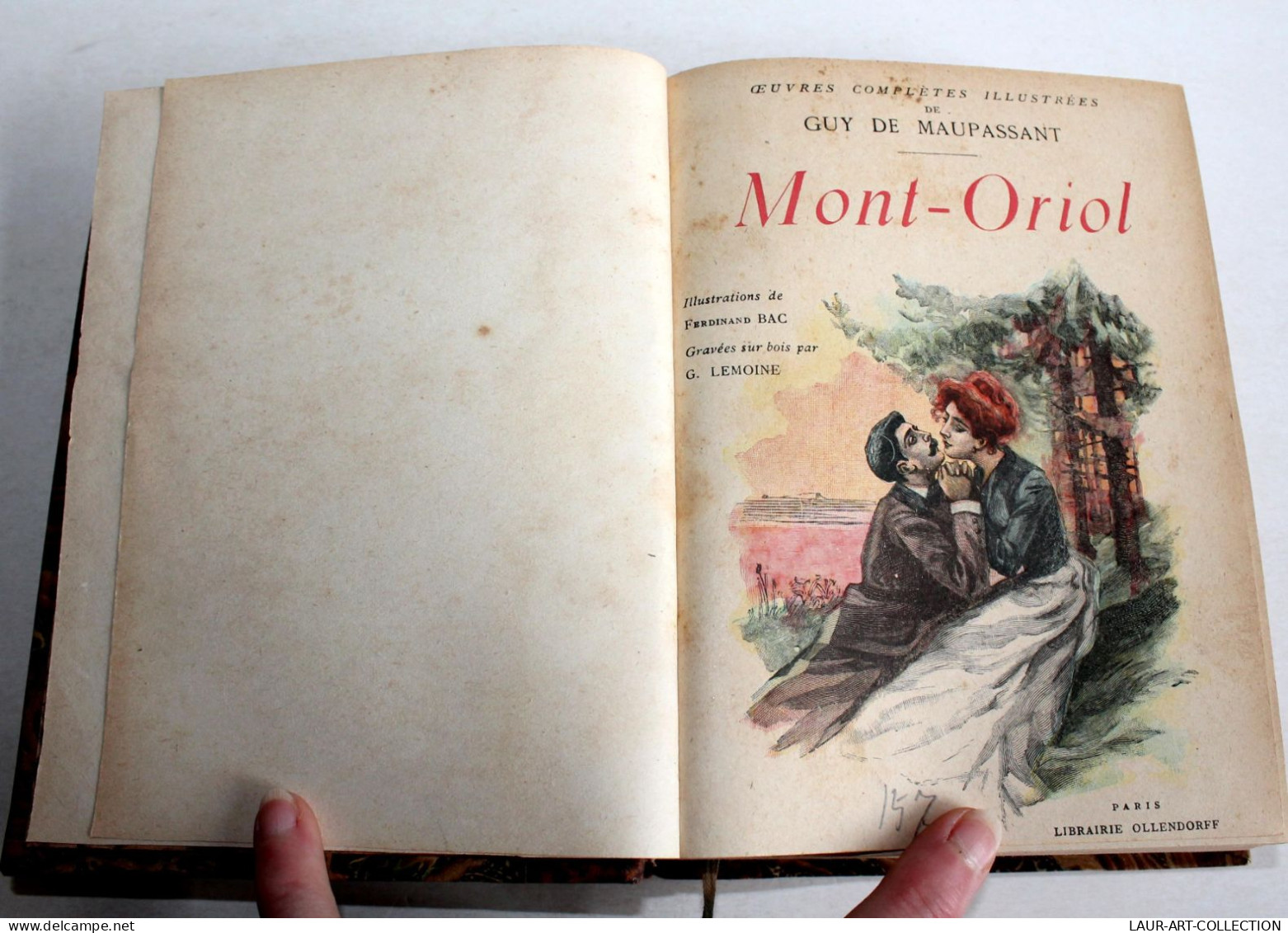 MONT-ORIOL Par GUY DE MAUPASSANT, DESSINS De BAC GRAVURE Par LEMOINE, OLLENDORFF, LIVRE ANCIEN XXe SIECLE (2204.83) - 1901-1940