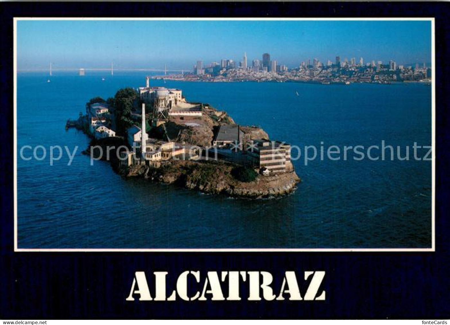 73745153 Alcatraz San Francisco Fliegeraufnahme Alcatraz San Francisco - Autres & Non Classés