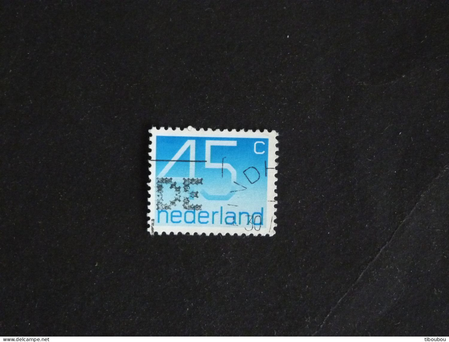 PAYS BAS NEDERLAND YT 1045 OBLITERE - CENTENAIRE TIMBRE A CHIFFRES - Used Stamps