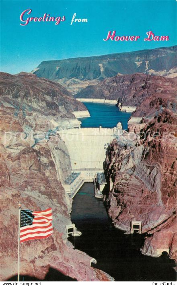 73744842 Hoover_Dam_Santa_Ana_California Fliegeraufnahme - Sonstige & Ohne Zuordnung