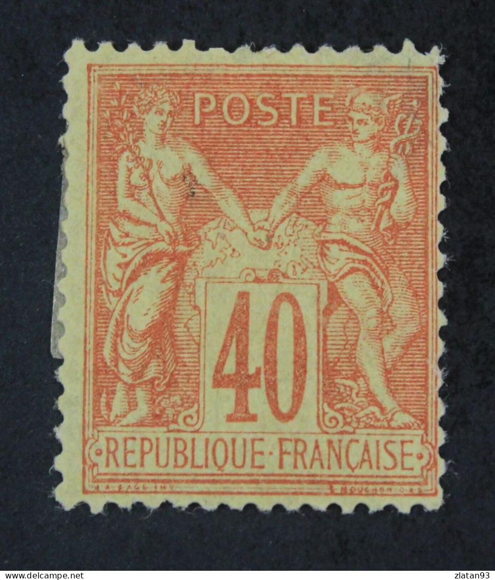 SAGE N°94 40c Rouge-Orange NEUF* - 1876-1898 Sage (Type II)