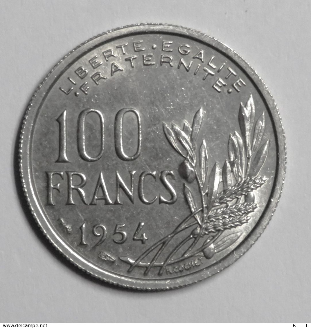 100 Francs Cochet 1954     Quatrième République - 100 Francs