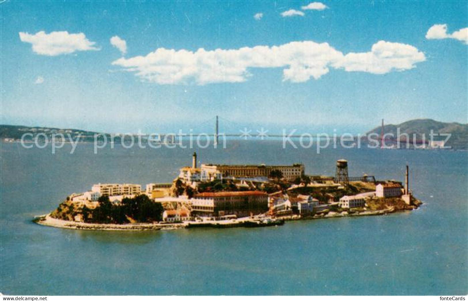 73744840 Alcatraz San Francisco San Francisco Bay Air View Alcatraz San Francisc - Andere & Zonder Classificatie