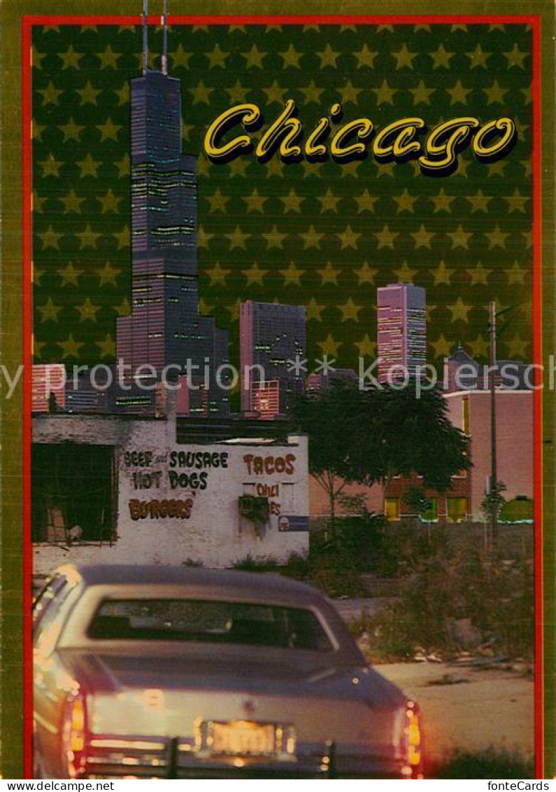 73744697 Chicago_Illinois Teilansicht Wolkenkratzer - Autres & Non Classés