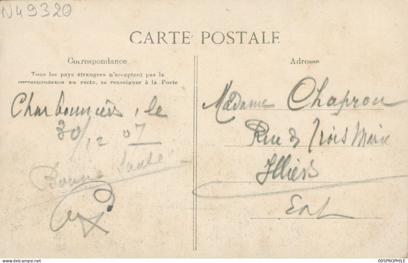 * CHARBONNIERE * CHARBONNIERES - MAIRIE - ECOLE GARCONS - ANIMEE - VILLAGEOIS - EDIT. E LE DELEY - 1907 - Other & Unclassified