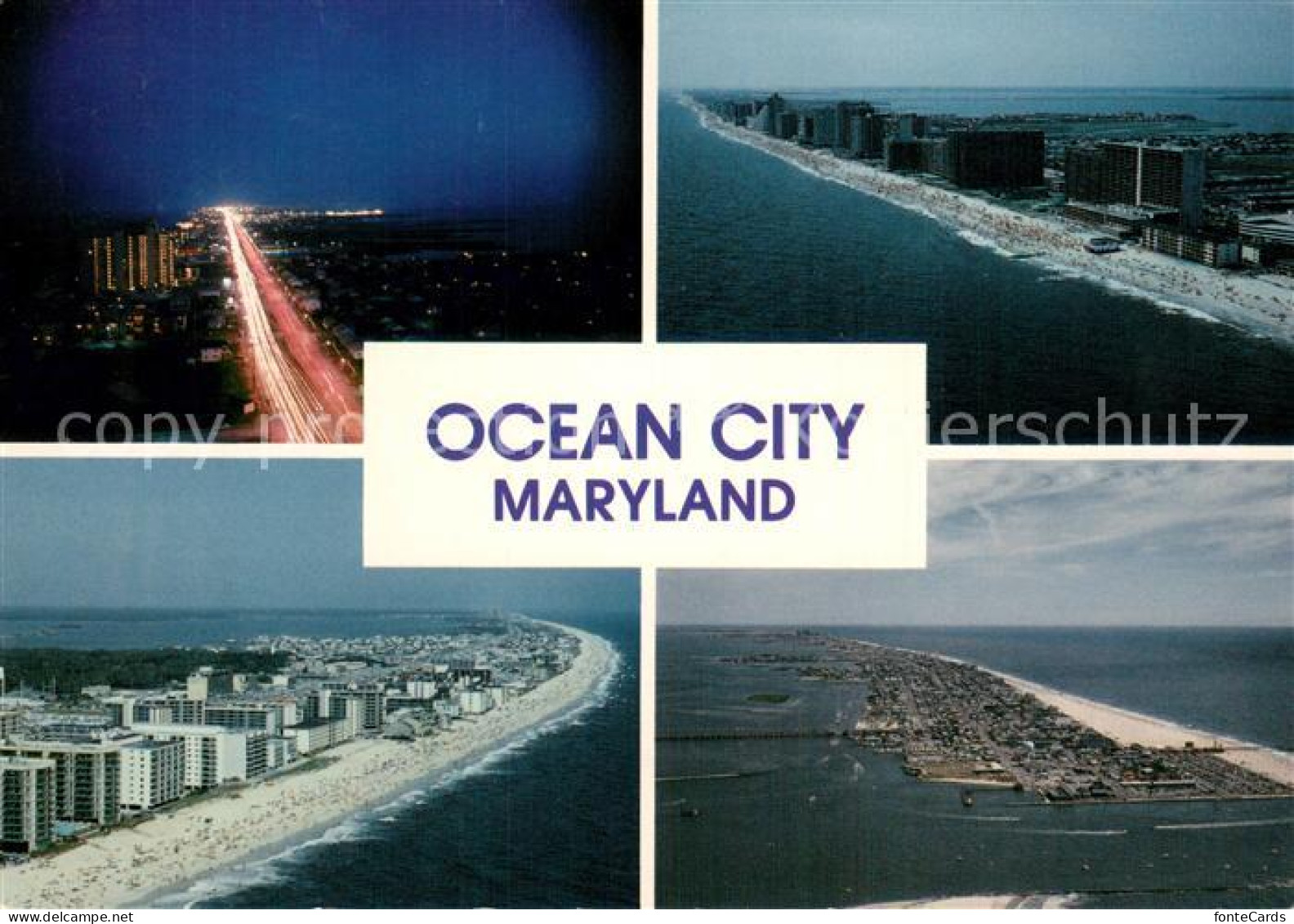 73744652 Ocean_City_Maryland Fliegeraufnahme Townhouses Beach - Sonstige & Ohne Zuordnung