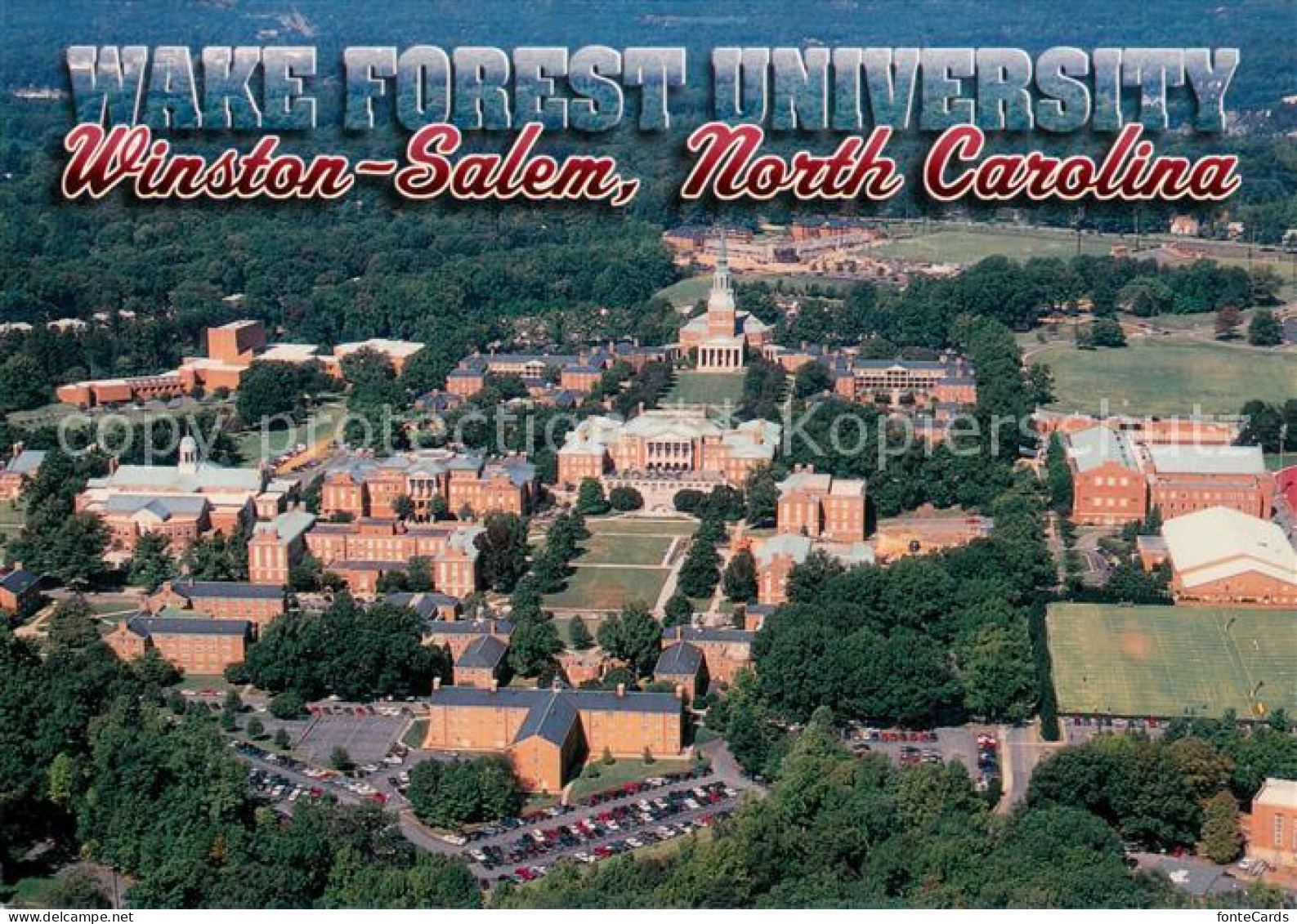 73744624 Winston-Salem_North_Carolina Wake Forest University Aerial View - Autres & Non Classés