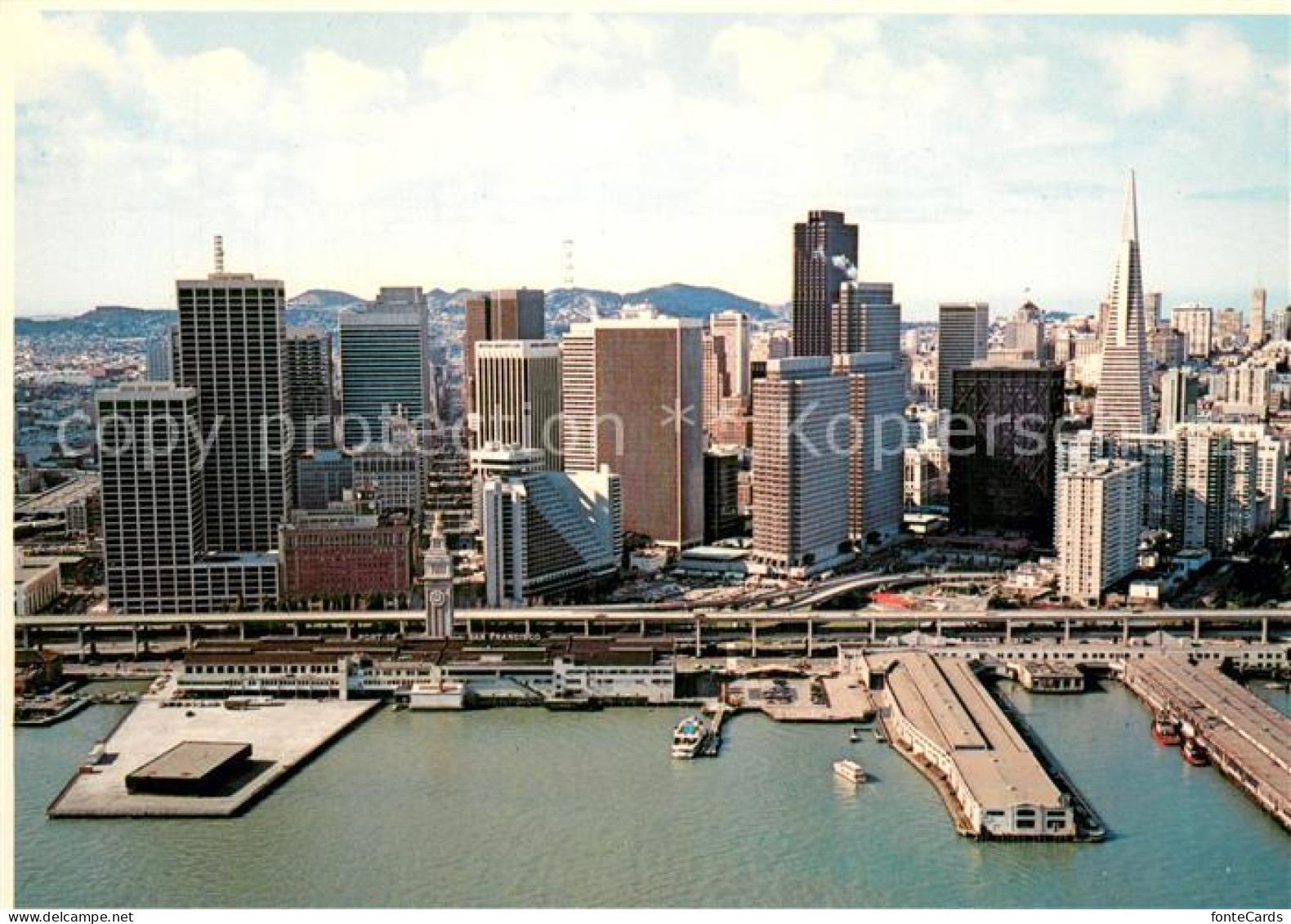 73744623 San_Francisco_California Embarcadero Center And Waterfront Aerial View - Other & Unclassified