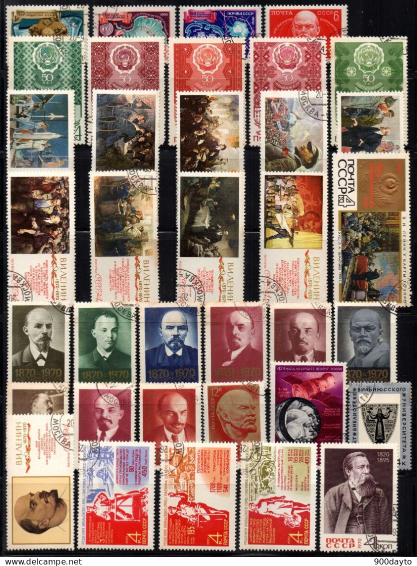 URSS Oblitérés. (Lot N° 91: 117 Timbres + 7 Blocs De L'année 1970). - Gebruikt