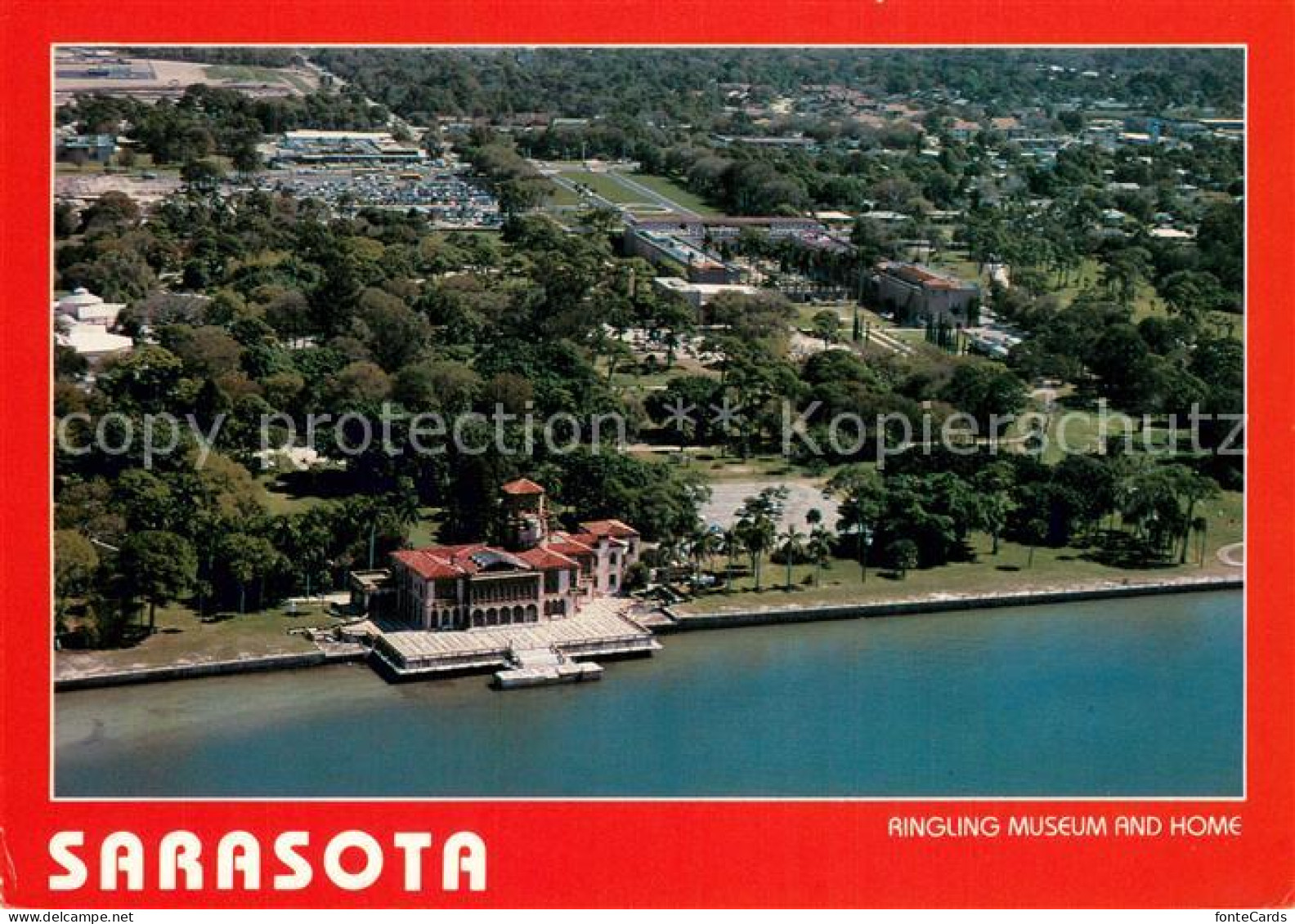 73744608 Sarasota_Florida Ringling Museum And Home Of Sarasota Bay Aerial View - Other & Unclassified