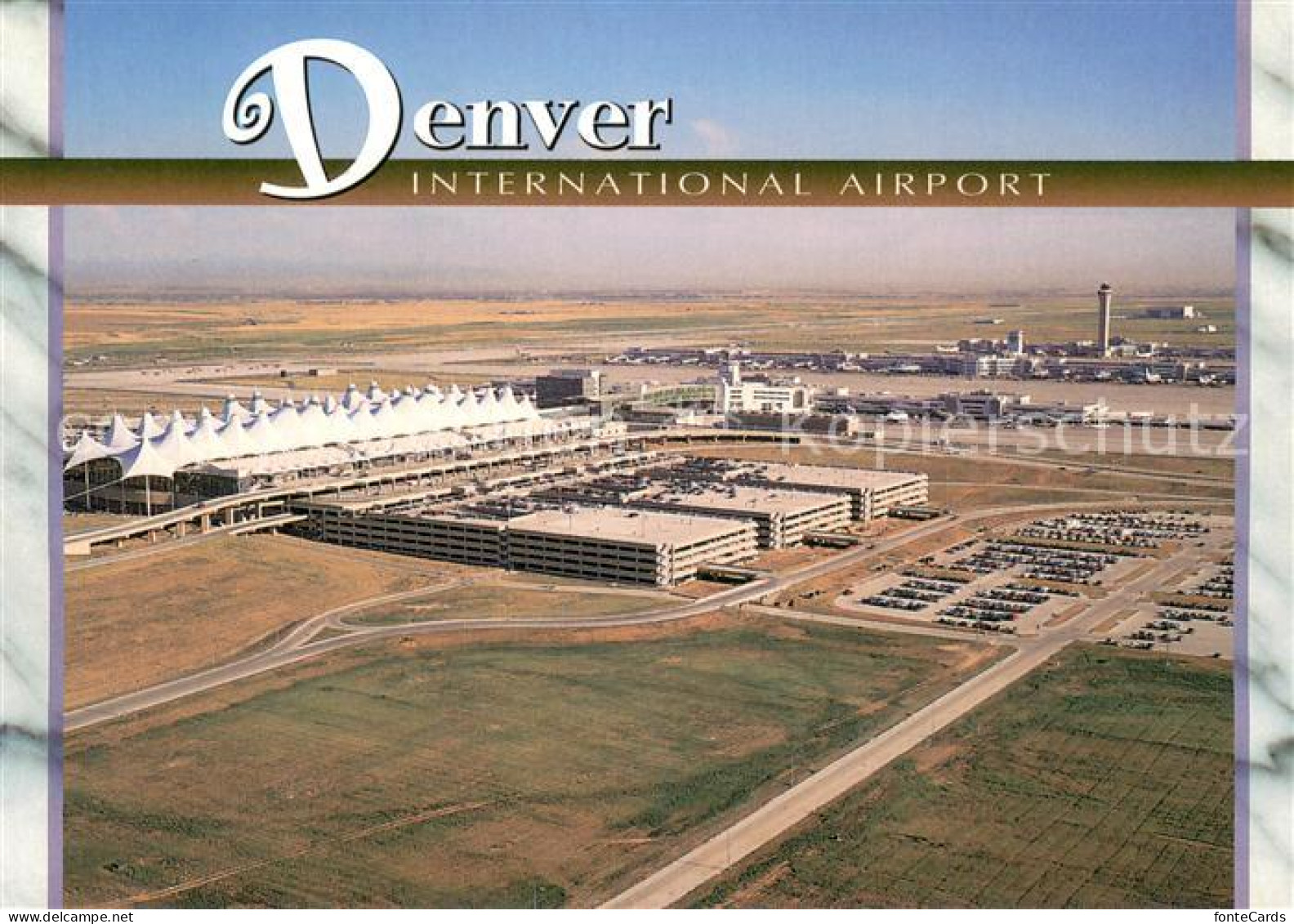 73744599 Denver Colorado International Airport Aerial View Denver Colorado - Other & Unclassified