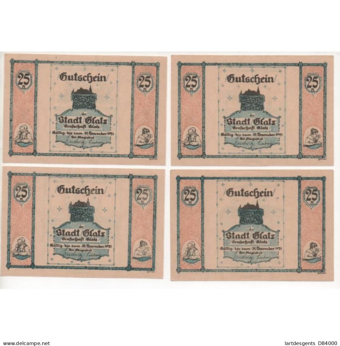 NOTGELD - GLATZER - 12 Different Notes - Serie COMPLETE (G040) - [11] Emissioni Locali