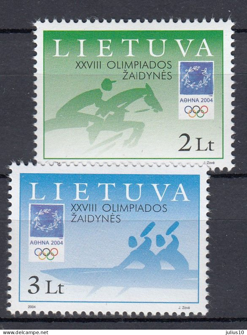 LITHUANIA 2004 Olympic Games MNH(**) Mi 855-856 #Lt992 - Lituania