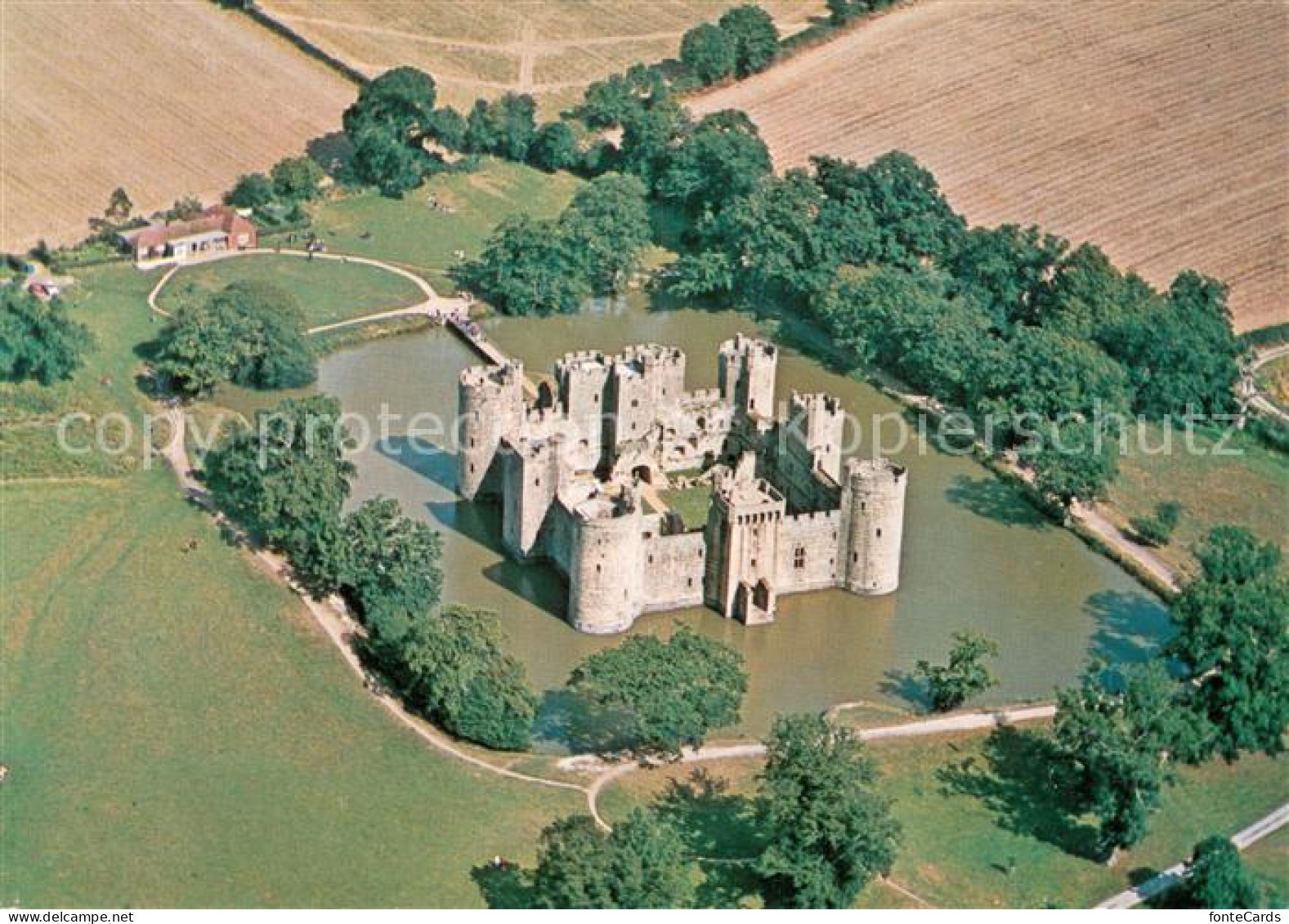 73736866 Sussex Fliegeraufnahme Bodiam Castle Sussex - Andere & Zonder Classificatie