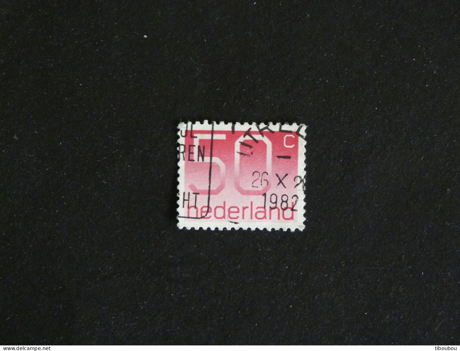 PAYS BAS NEDERLAND YT 1104 OBLITERE - CENTENAIRE TIMBRE A CHIFFRES - Used Stamps