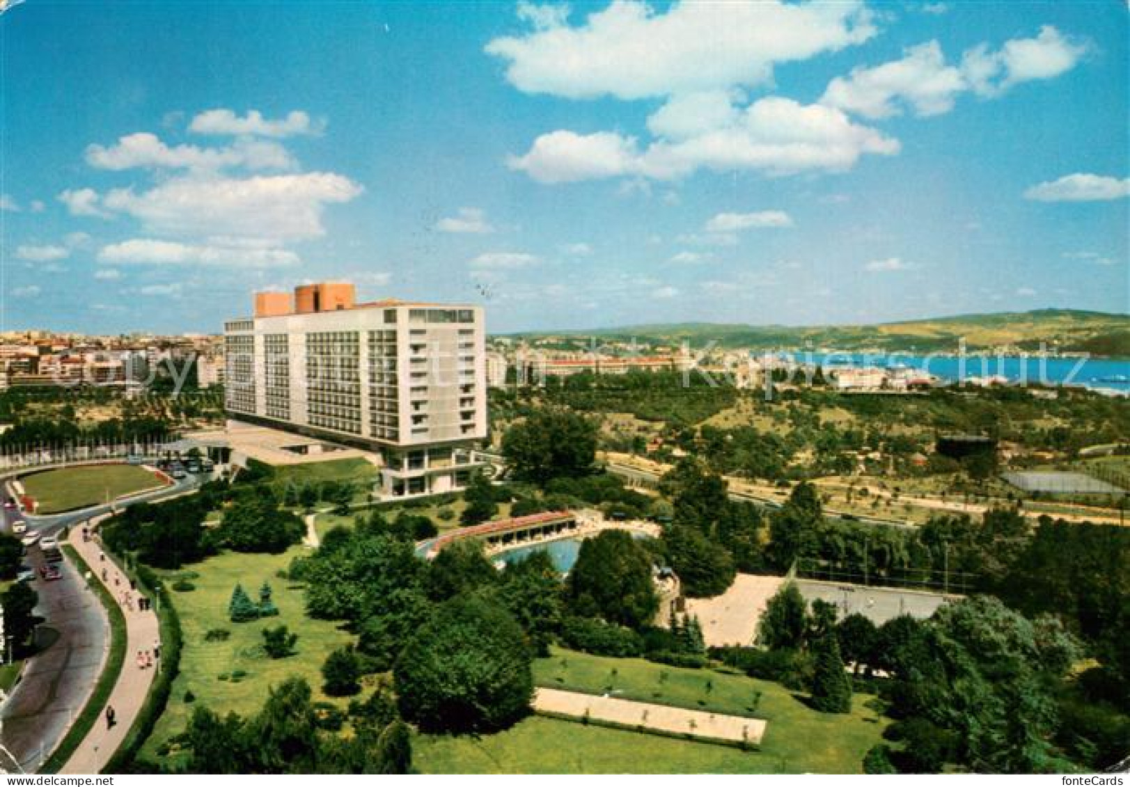 73735207 Istanbul Constantinopel Fliegeraufnahme Hilton-Hotel  Istanbul Constant - Turkey