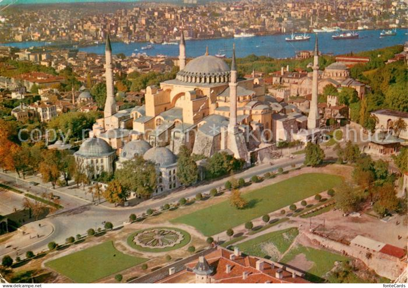 73735205 Istanbul Constantinopel Fliegeraufnahme Saint Sophia Museum Istanbul Co - Turkey