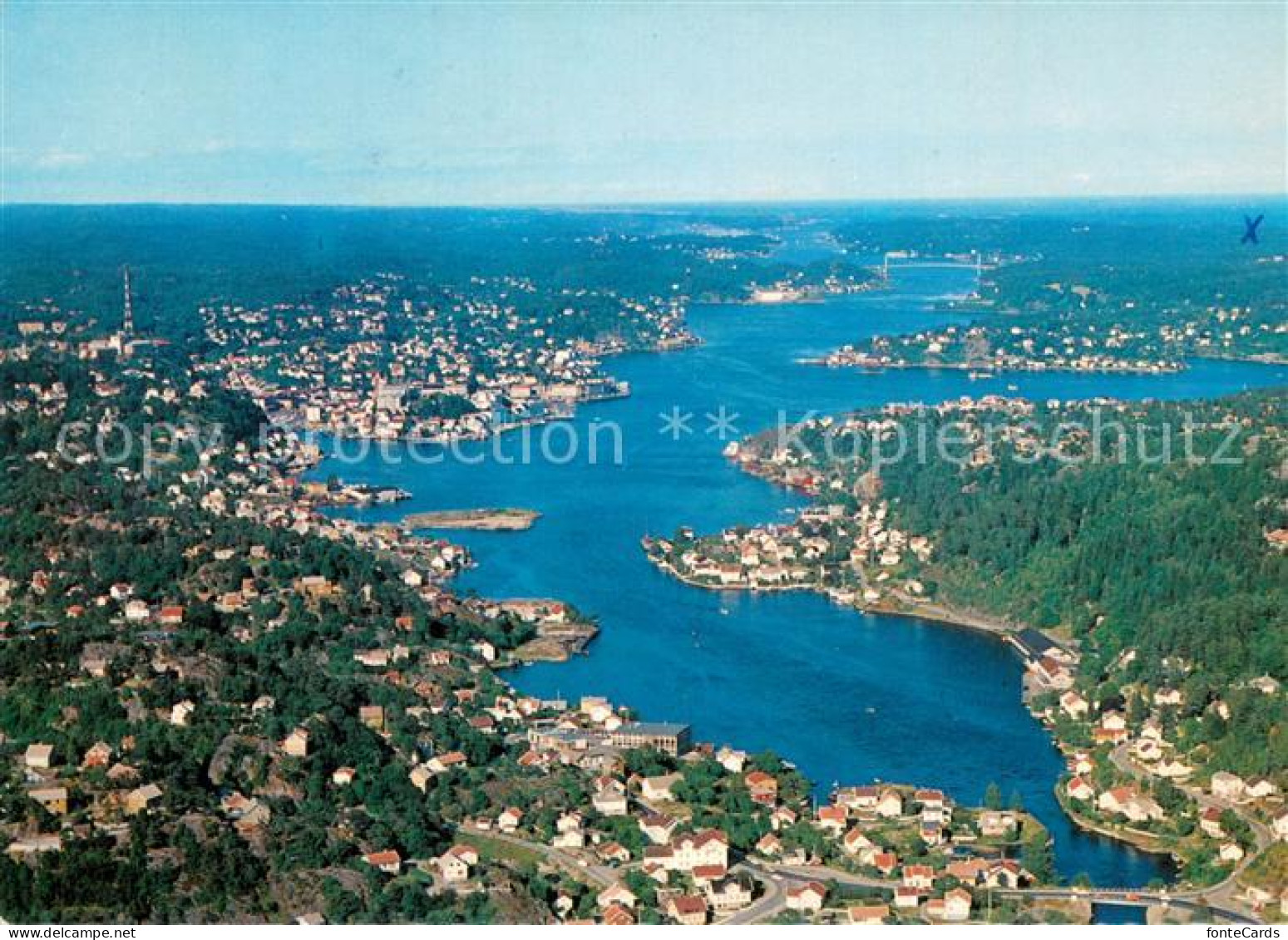 73735184 Arendal Norge Fliegeraufnahme Panorama  - Norway