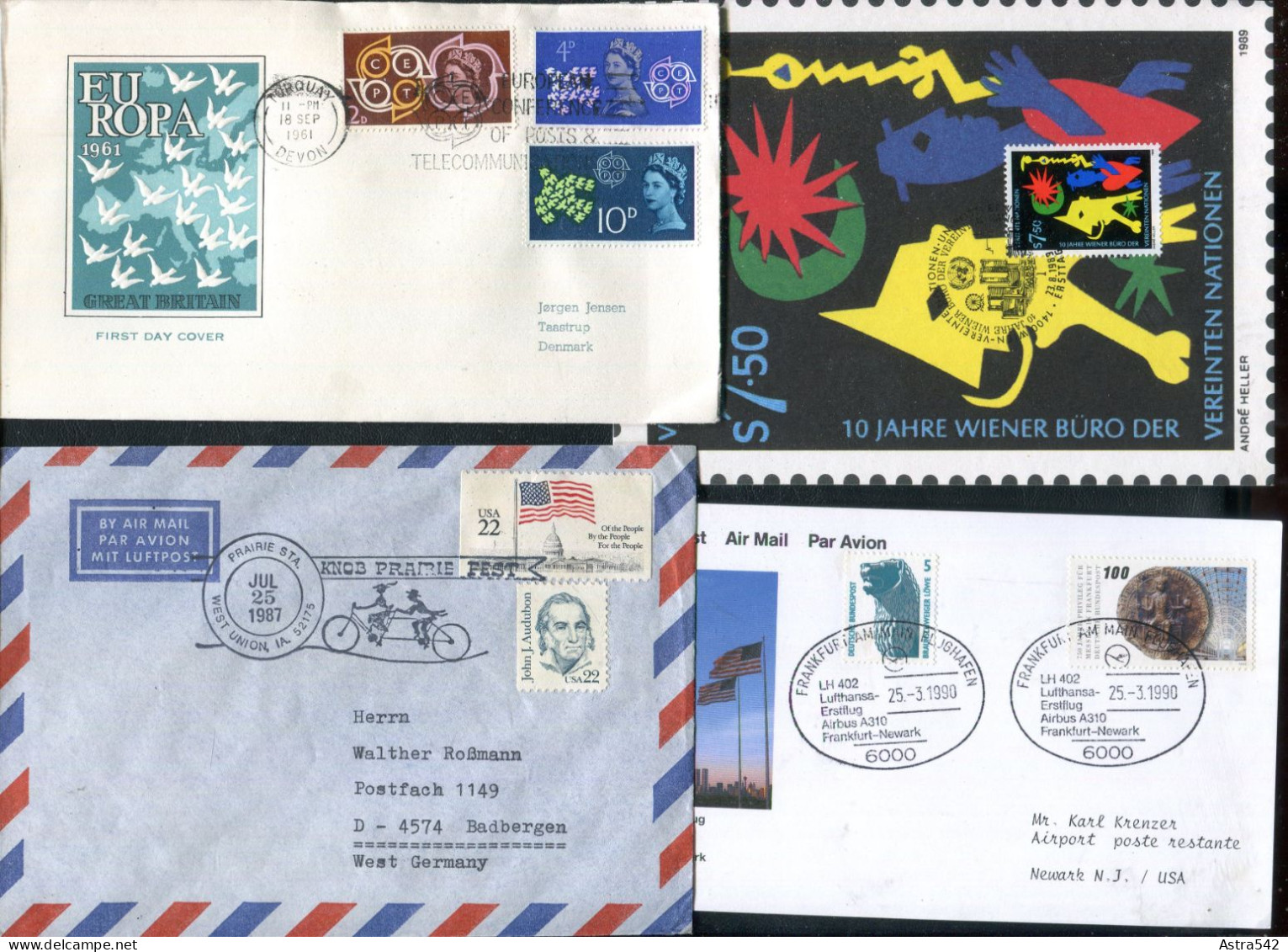 "WELTWEIT" Belegeposten, Mit Rd. 80 Belegen, Vgl. Fotos (A2046) - Lots & Kiloware (mixtures) - Max. 999 Stamps