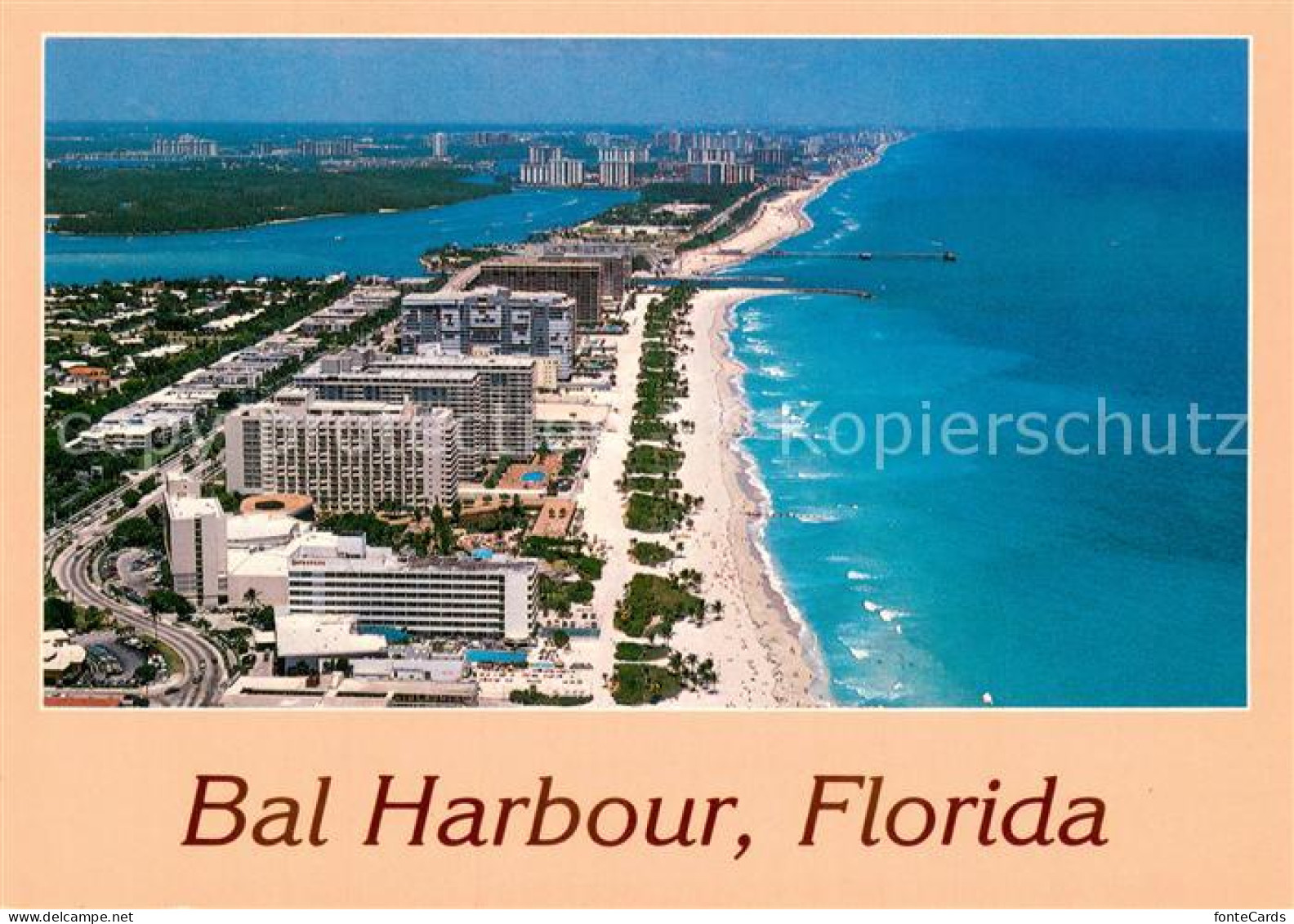 73734187 Bal_Harbour_Miami_Beach Panorama Coastline Aerial View - Other & Unclassified