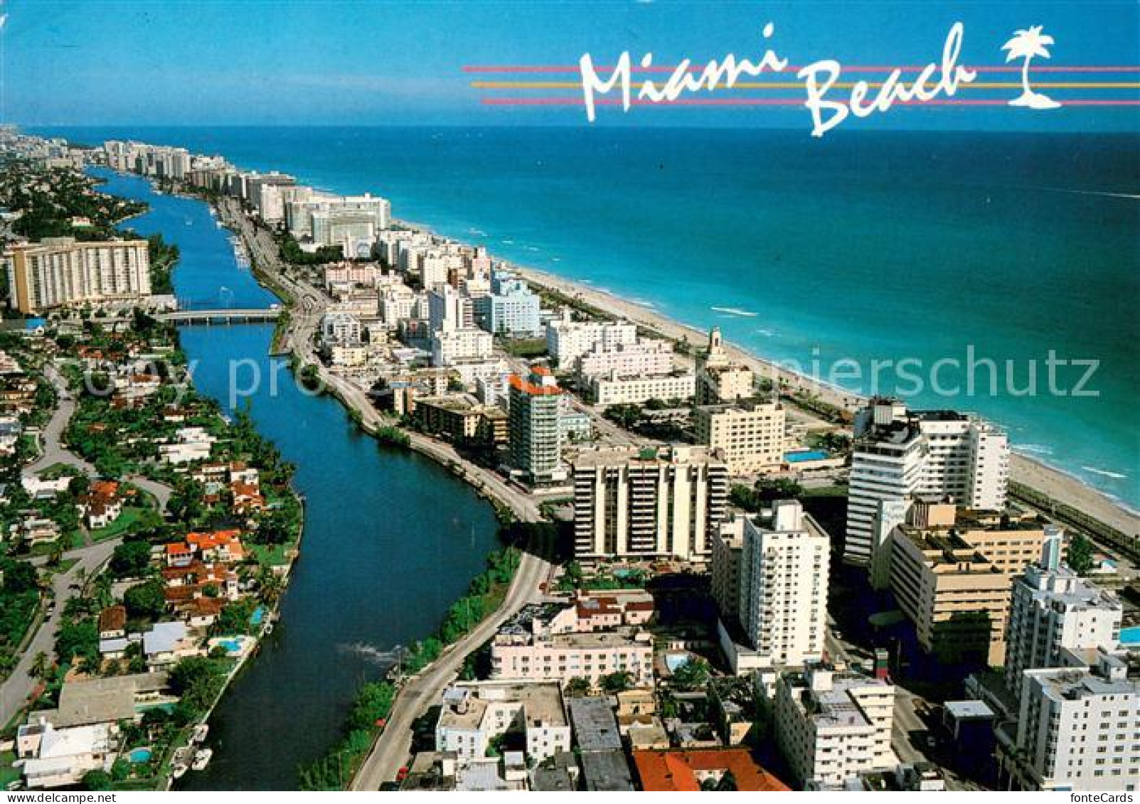 73734129 Miami_Beach Fliegeraufnahme Hotels - Altri & Non Classificati