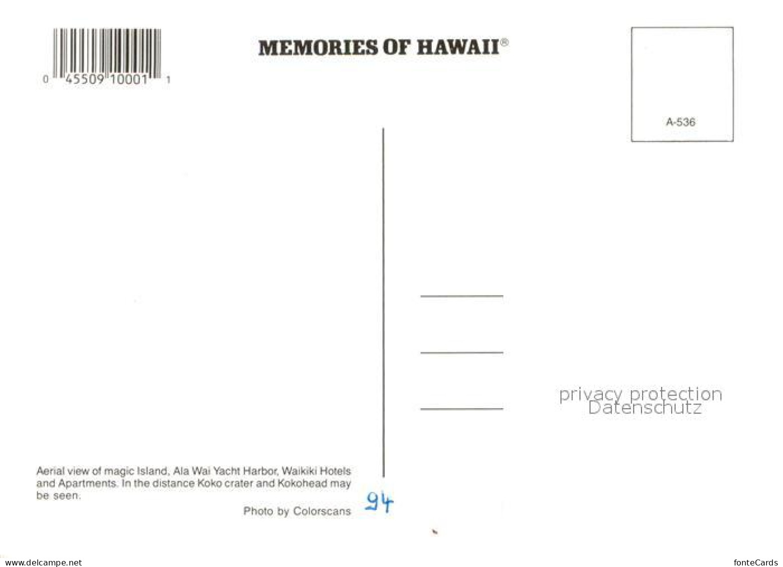 73734126 Waikiki Fliegeraufnahme Ala War Yacht Harbour Hotels - Other & Unclassified