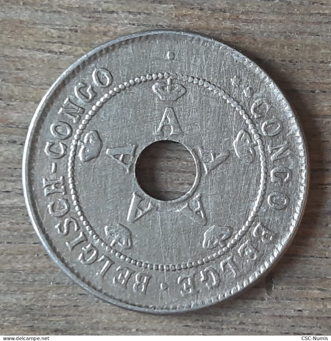 (LP#010) - Congo Belge - 10 Centimes 1911 - 1910-1934: Alberto I