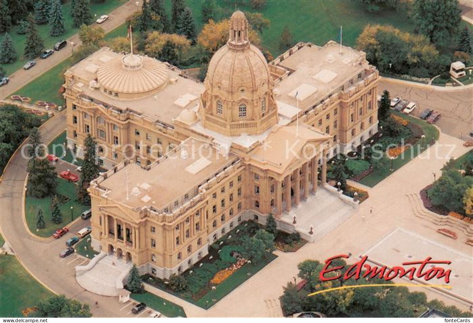 73715134 Edmonton Alberta Aerial View Of Legislative Building Edmonton Alberta - Ohne Zuordnung