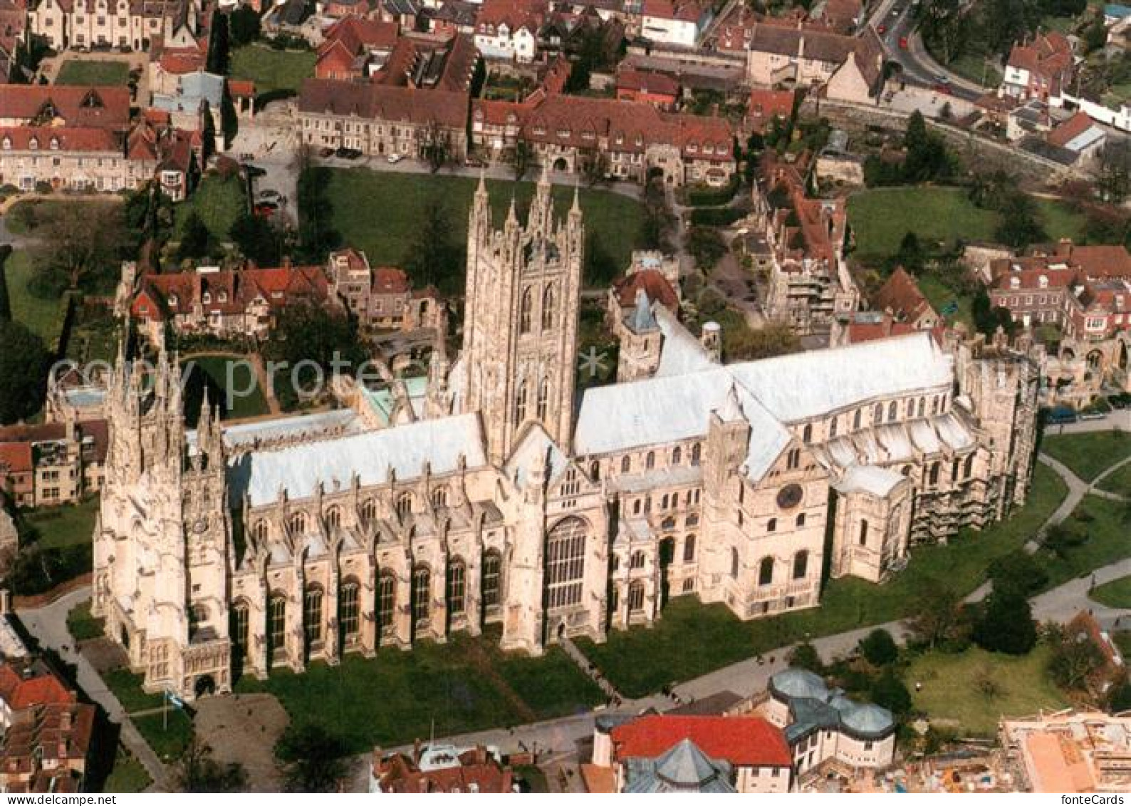 73715060 Canterbury Kent Cathedral Aerial View  - Altri & Non Classificati