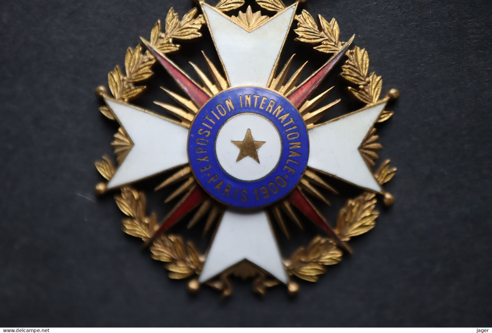Médaille émaillée Exposition Internationale Paris 1900 - Francia