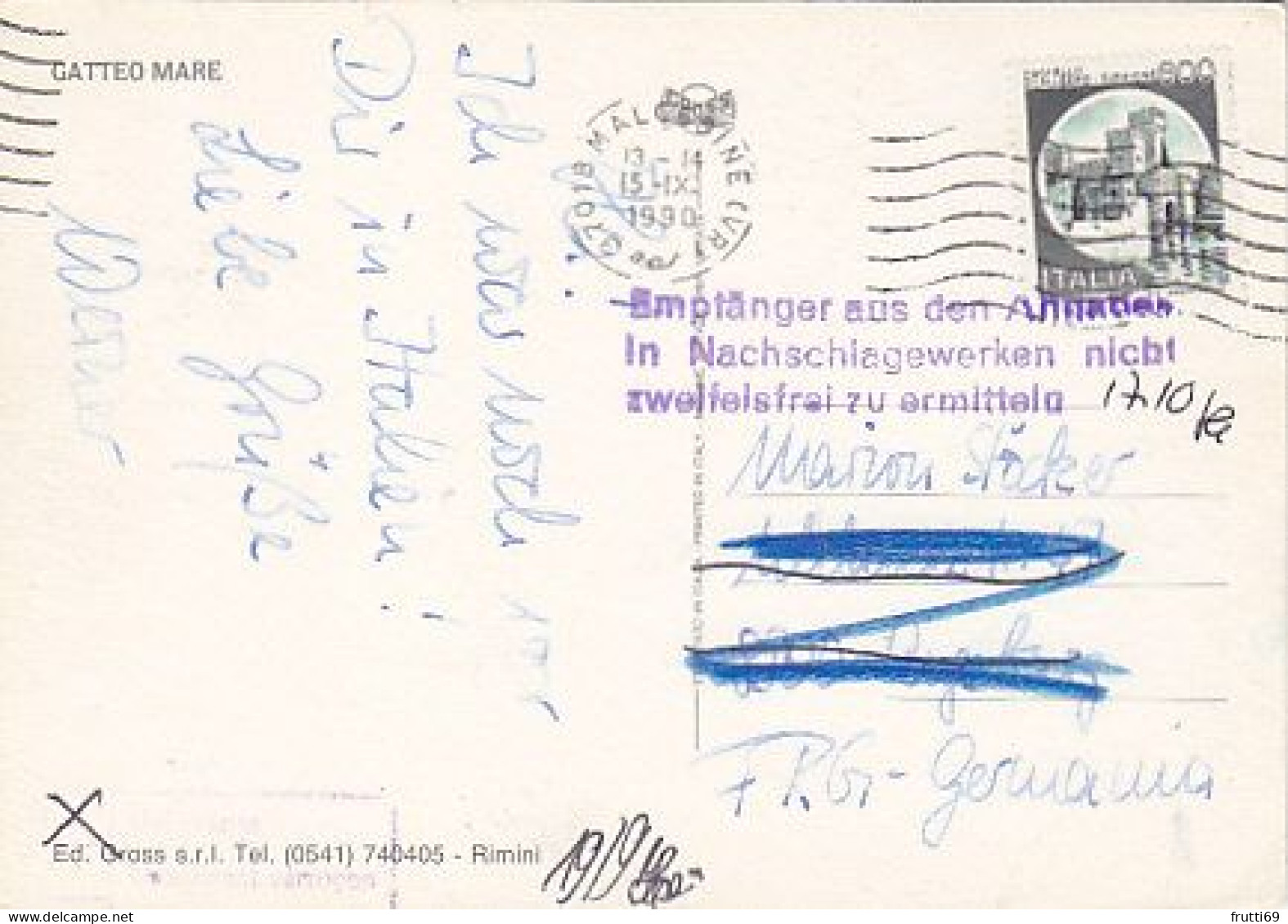 AK 211368 ITALY - Gatteo Mare - Sonstige & Ohne Zuordnung