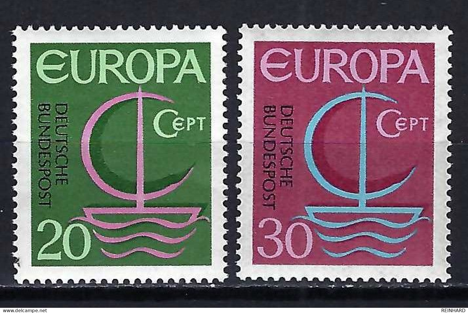 BUND Komplettsatz Mi-Nr. 519 - 520 Europa Postfrisch - Siehe Bild - Unused Stamps