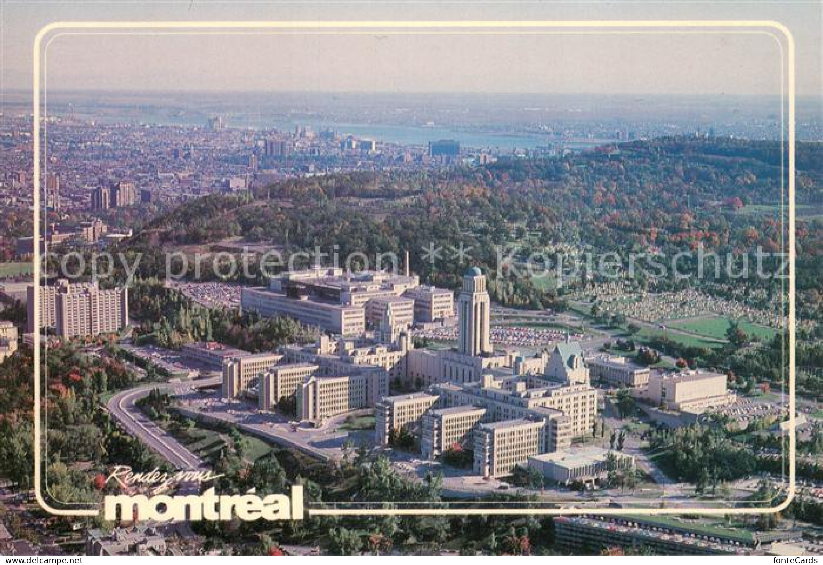 73714743 Montreal Quebec Fliegeraufnahme Installations De L Univertite De Montre - Ohne Zuordnung