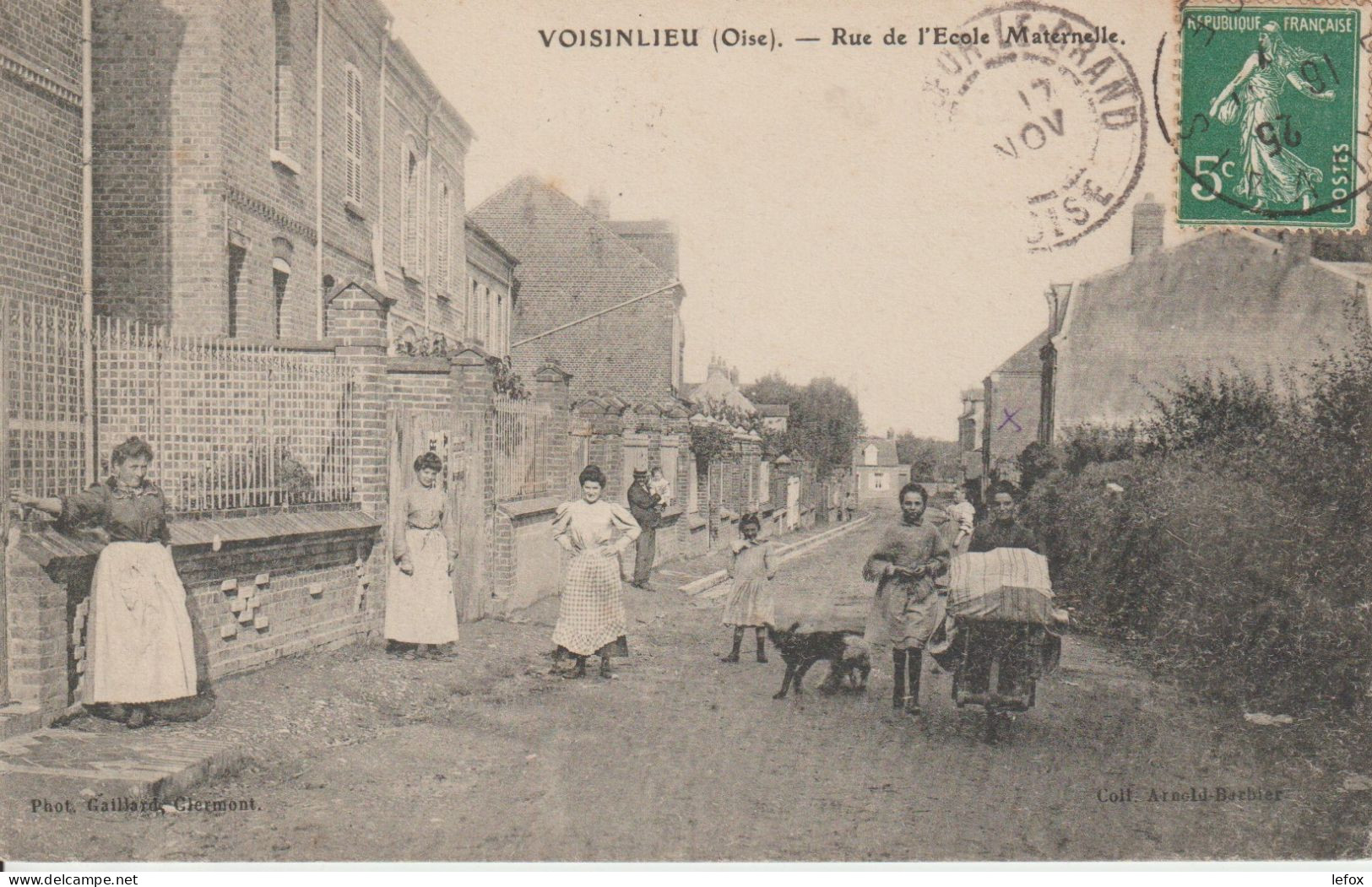 VOISINLIEU RUE DE L ECOLE MATERNELLE BELLE CARTE - Other & Unclassified