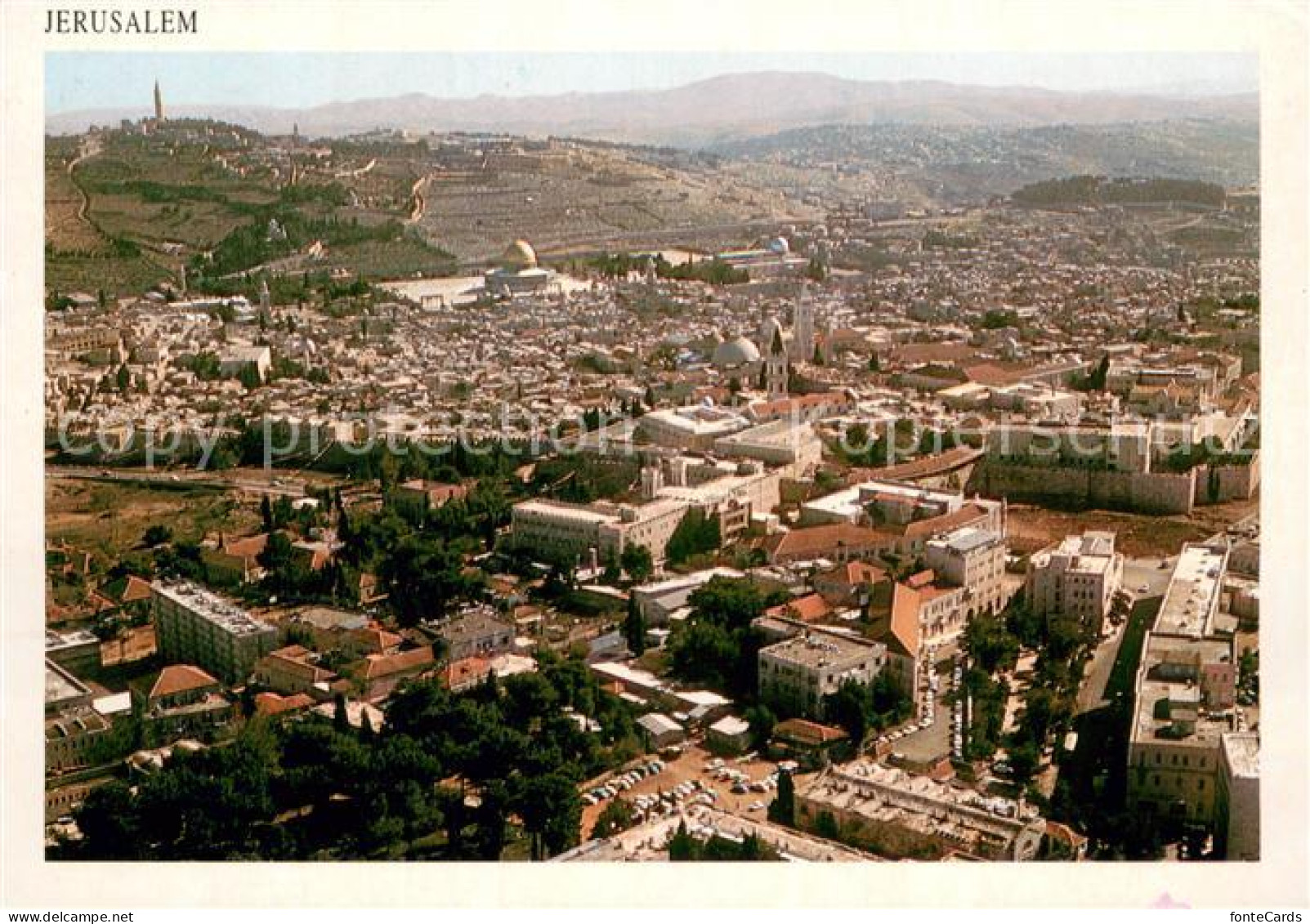 73714723 Jerusalem Yerushalayim Fliegeraufnahme Old City Jerusalem Yerushalayim - Israel