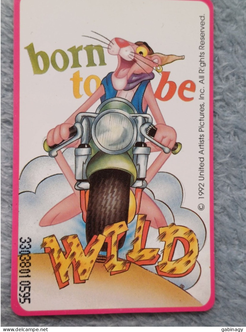 GERMANY-1137 - O 0535a - Born To Be Wild - Vorderseite (rosaroter Panther) - 1.500ex. - O-Series : Series Clientes Excluidos Servicio De Colección