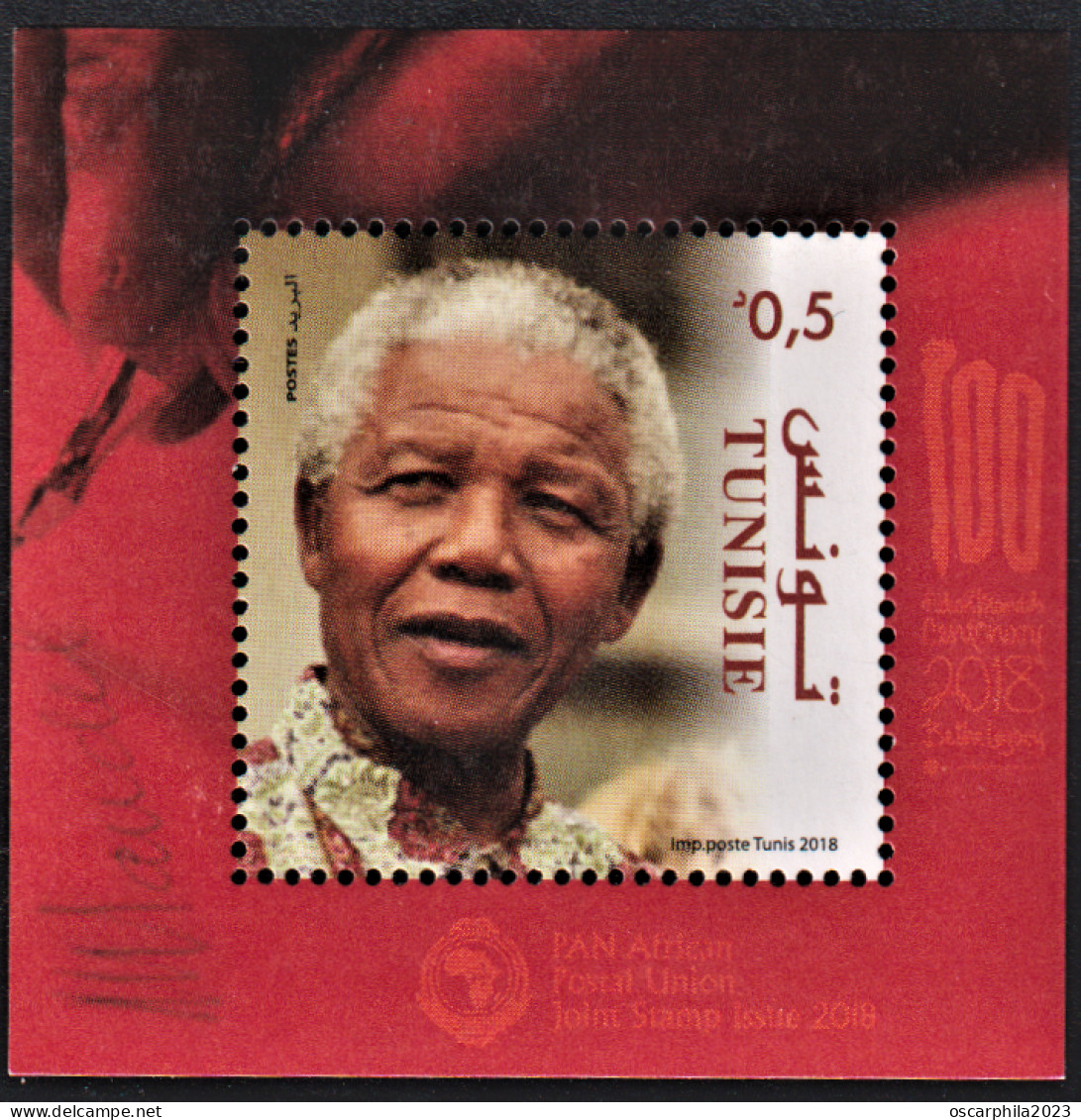 2018 - Tunisie  - Centenaire De Nelson Mandela - 1V -  MNH***** - Joint Issues