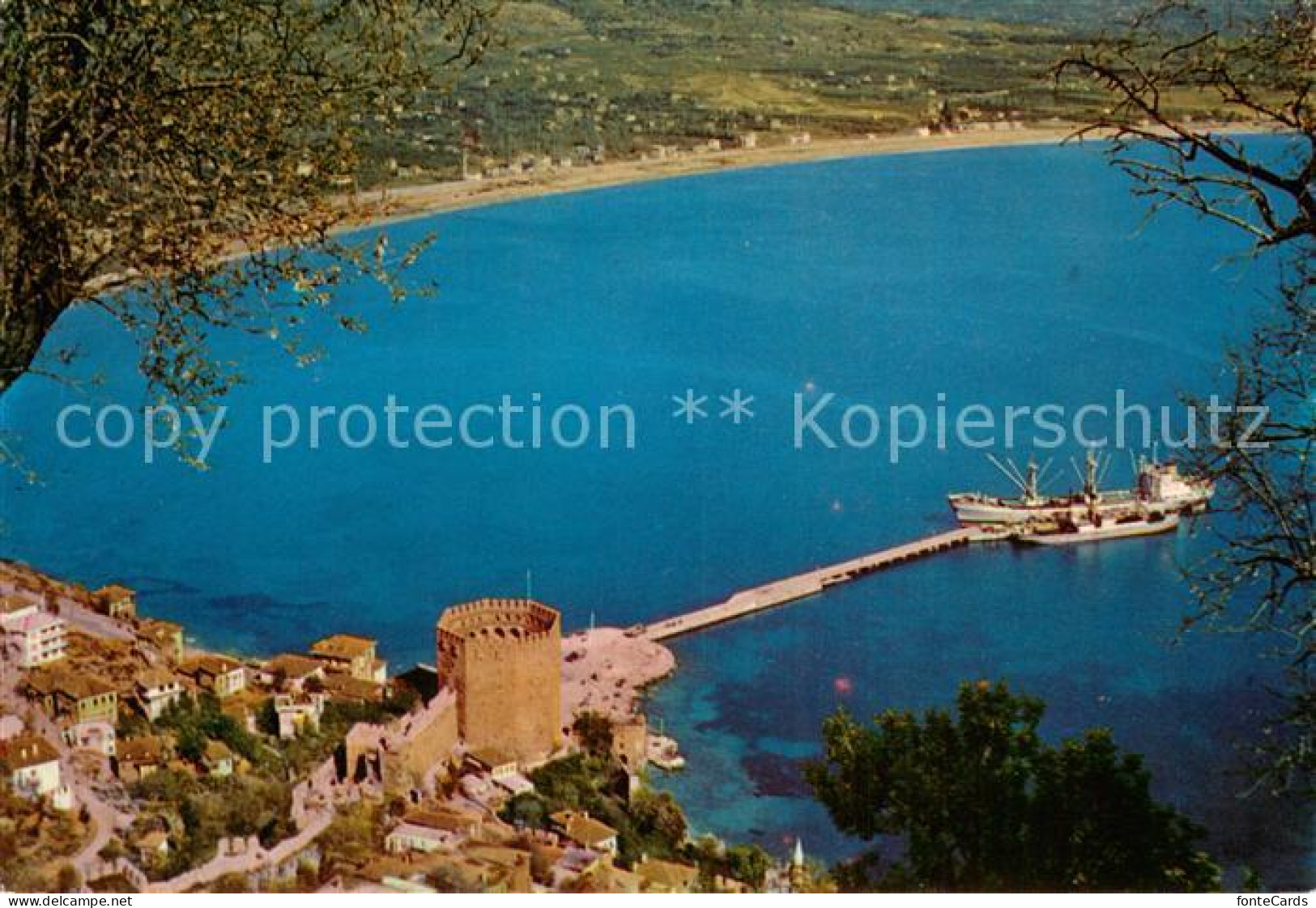 73707969 Alanya A View Of The Bay From The Top Of The Castel Alanya - Turkey