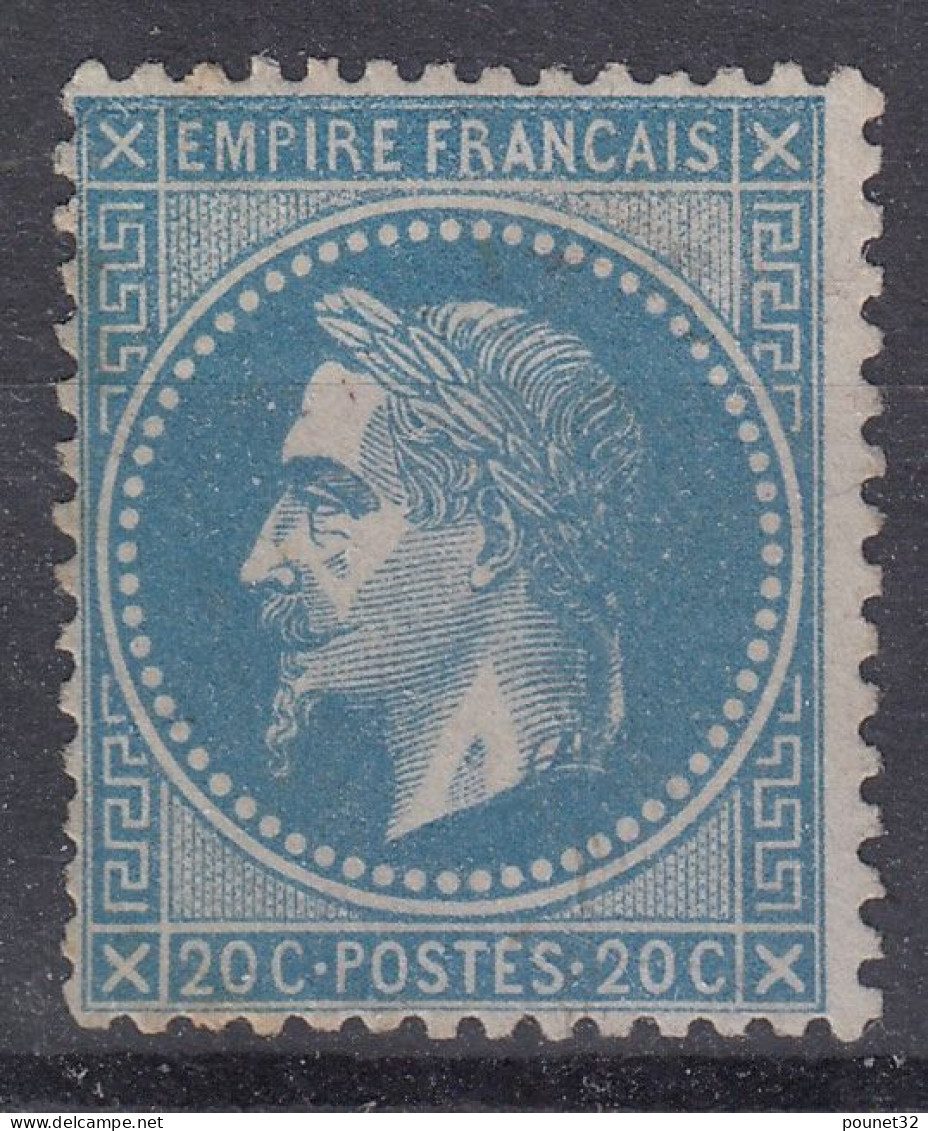 TIMBRE FRANCE EMPIRE LAURE 20c BLEU N° 29B NEUF SANS GOMME - COTE 100 € - A VOIR - 1863-1870 Napoleon III With Laurels