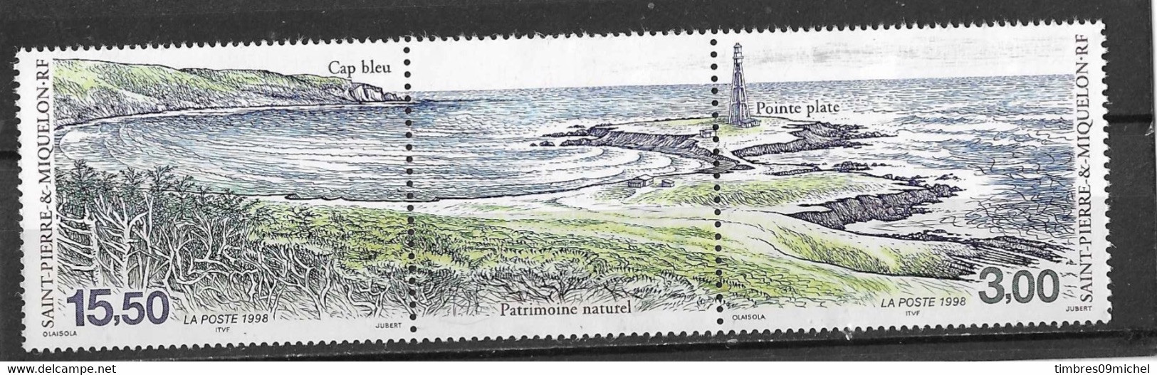 Saint-Pierre-et-Miquelon N° 681-682** Neuf Sans Charnière - Ongebruikt